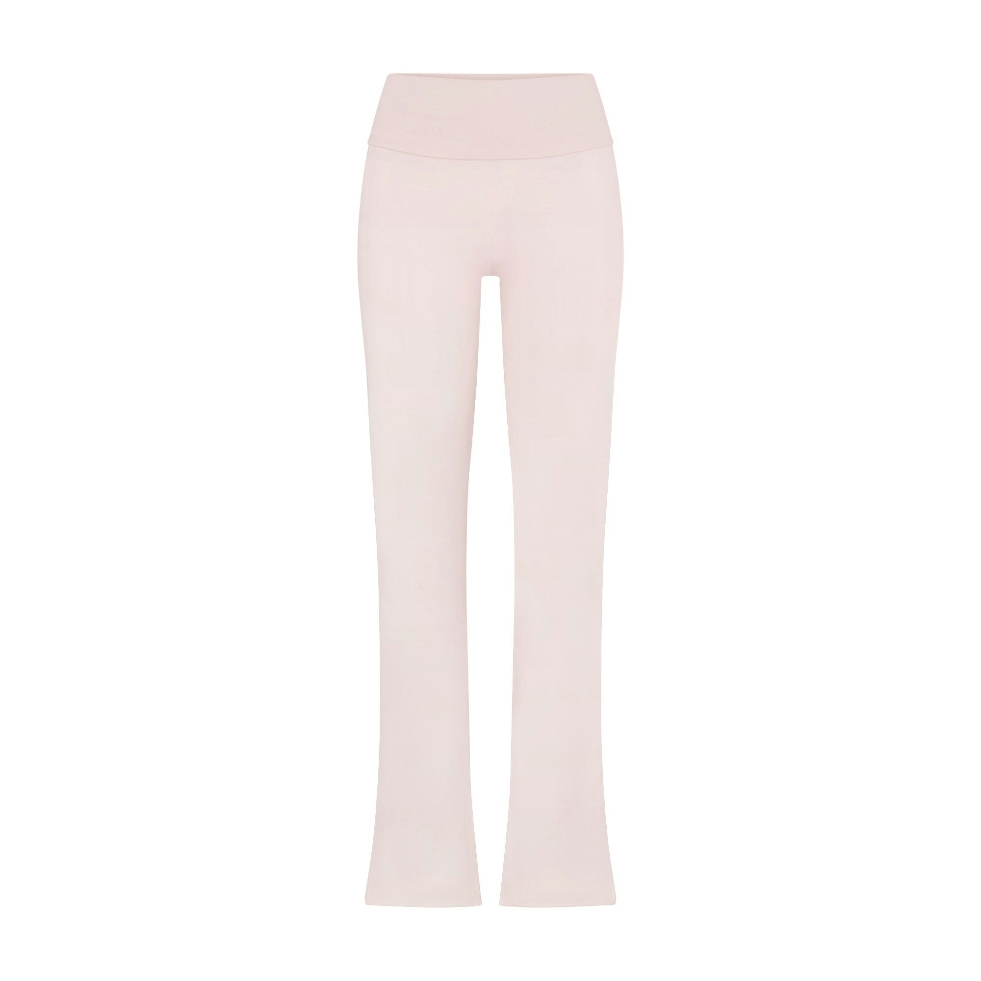 Skims Cotton Jersey Foldover Pant Barely Pink