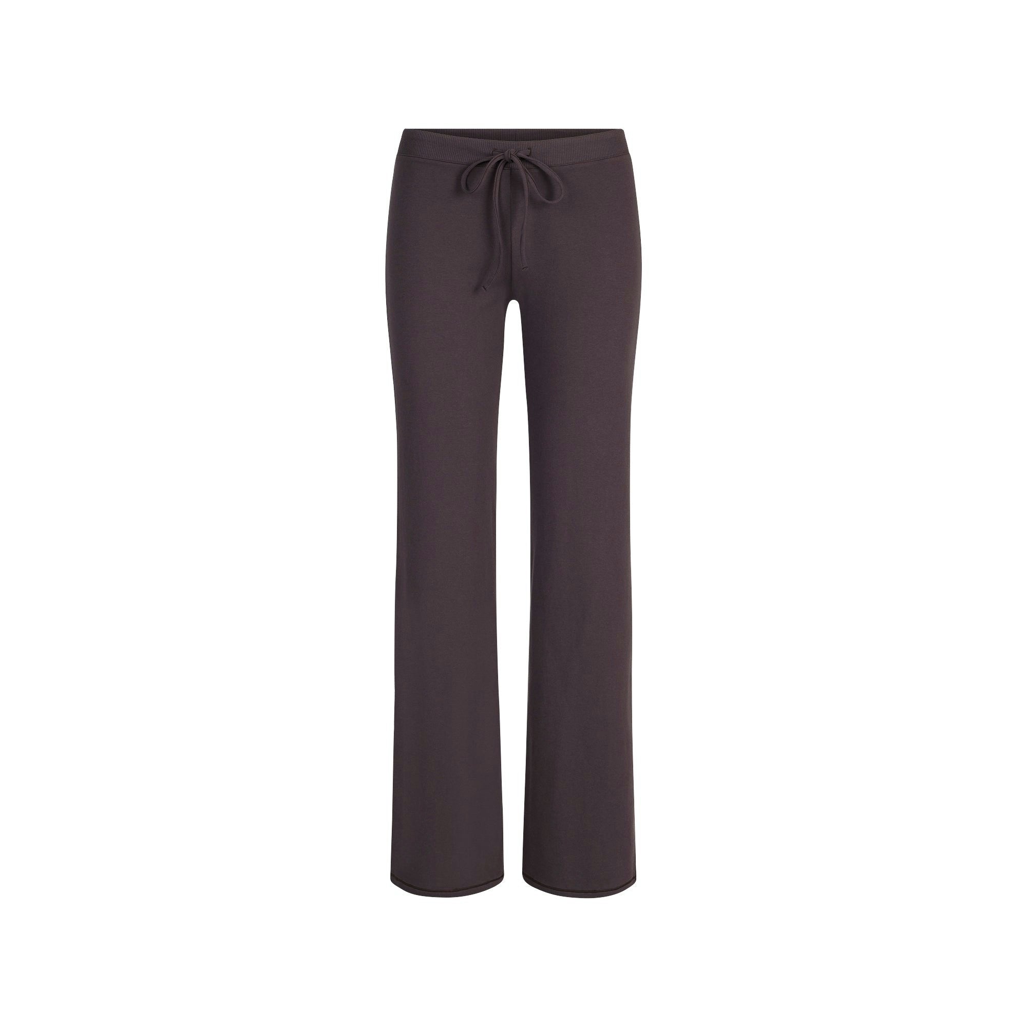 COTTON JERSEY STRAIGHT LEG PANT