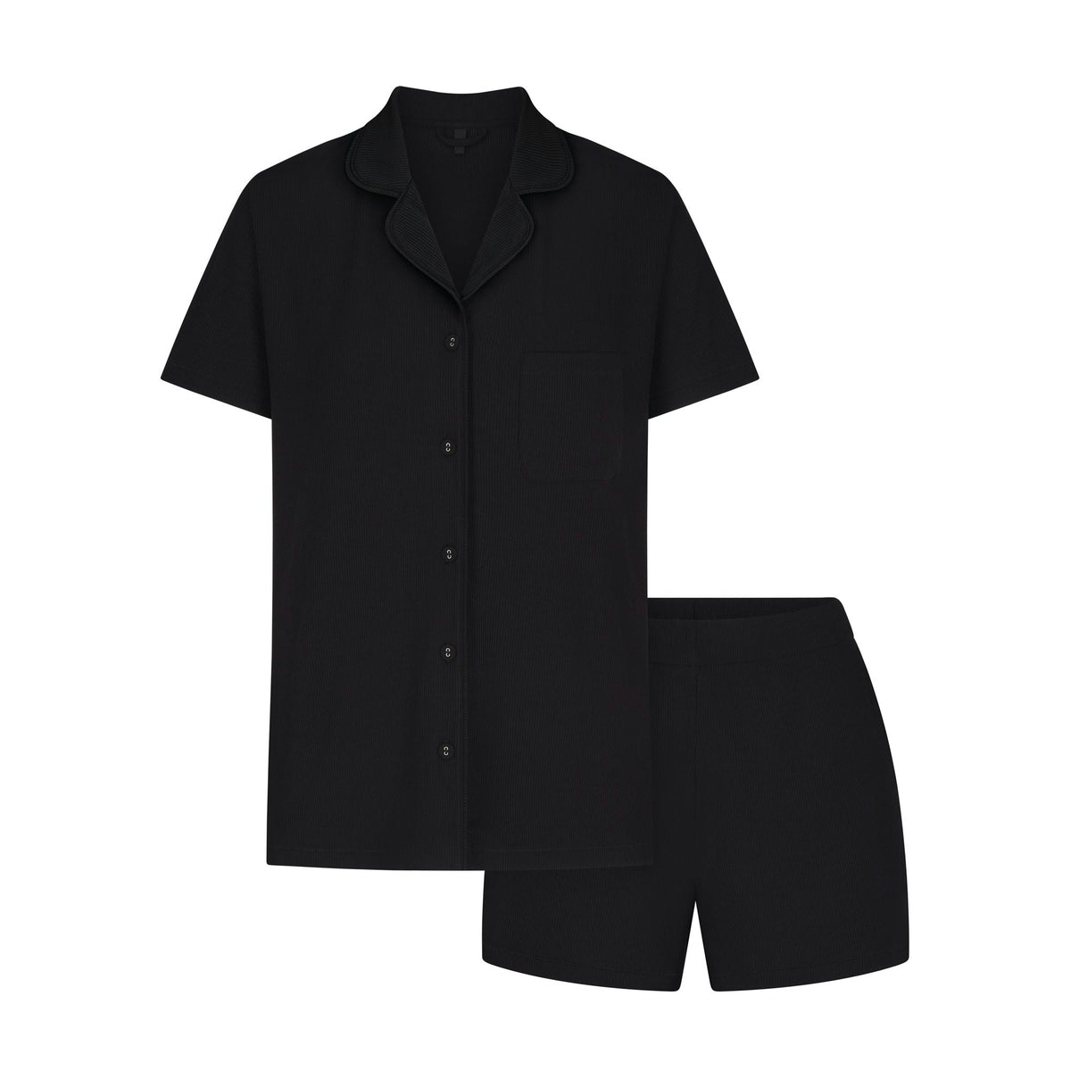 Skims Soft Lounge Short Sleep Set Onyx