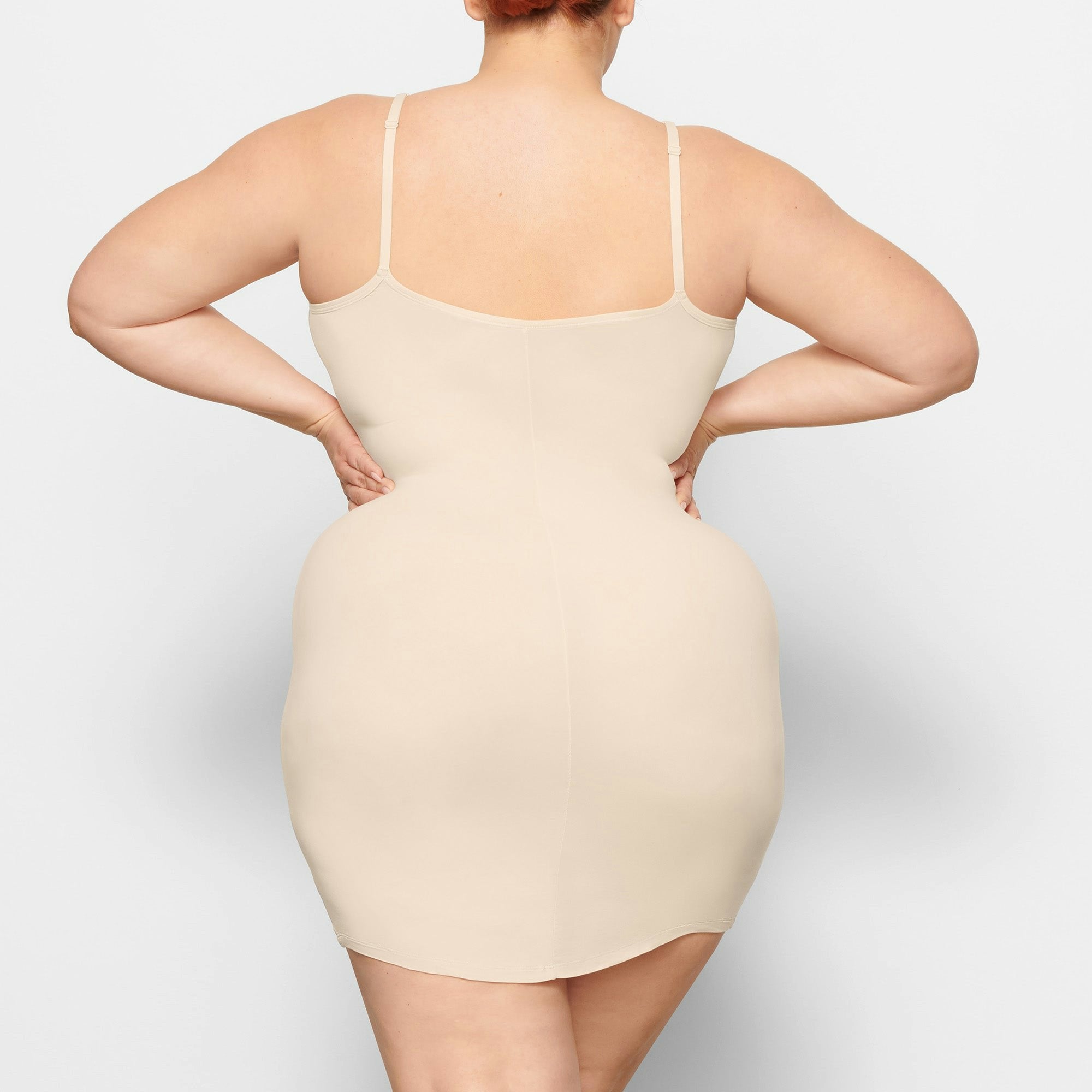 Skims Fits Everybody Slip Dress Sand