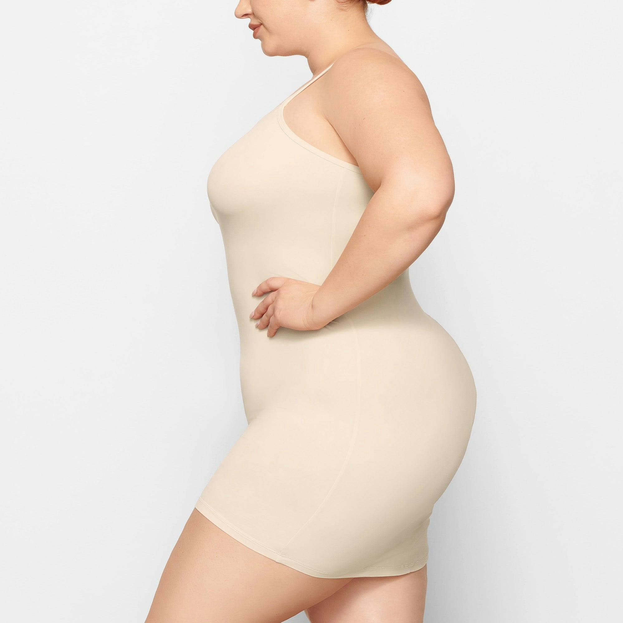 Skims Fits Everybody Slip Dress Sand