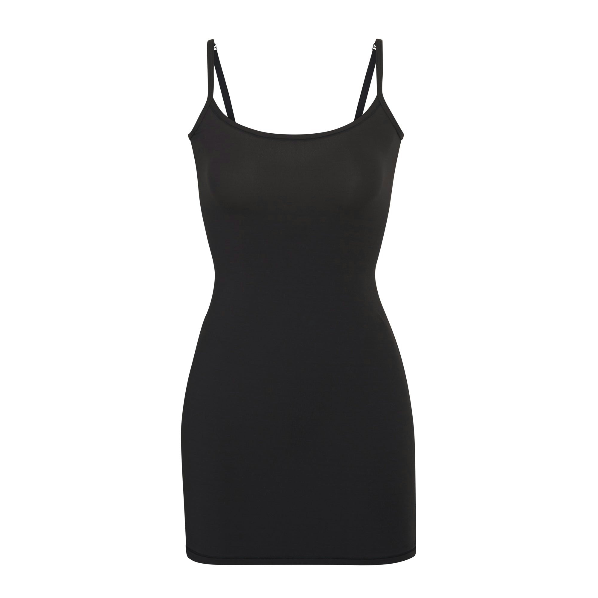 Skims Fits Everybody Slip Dress Onyx