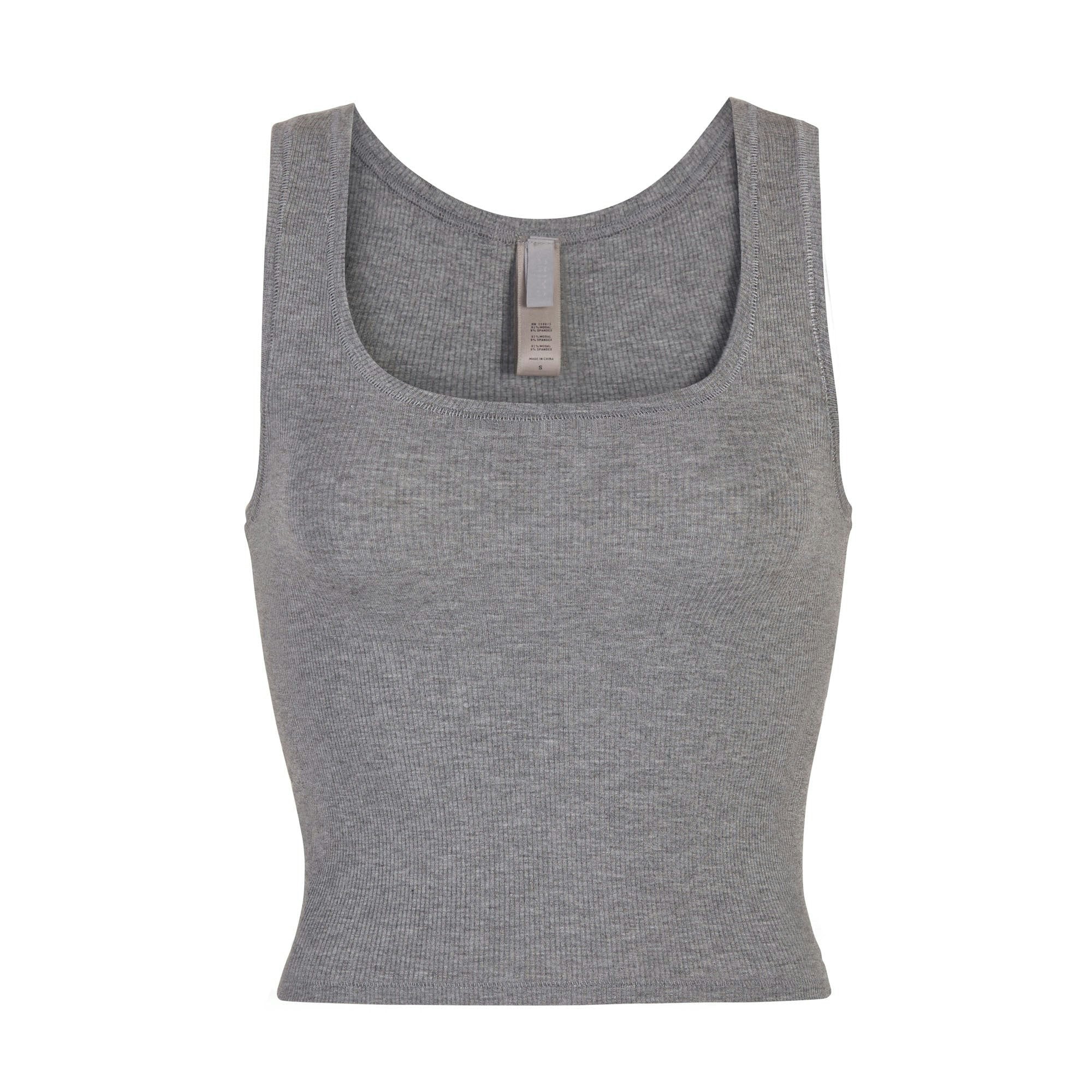 Skims Soft Lounge Tank Heather Grey