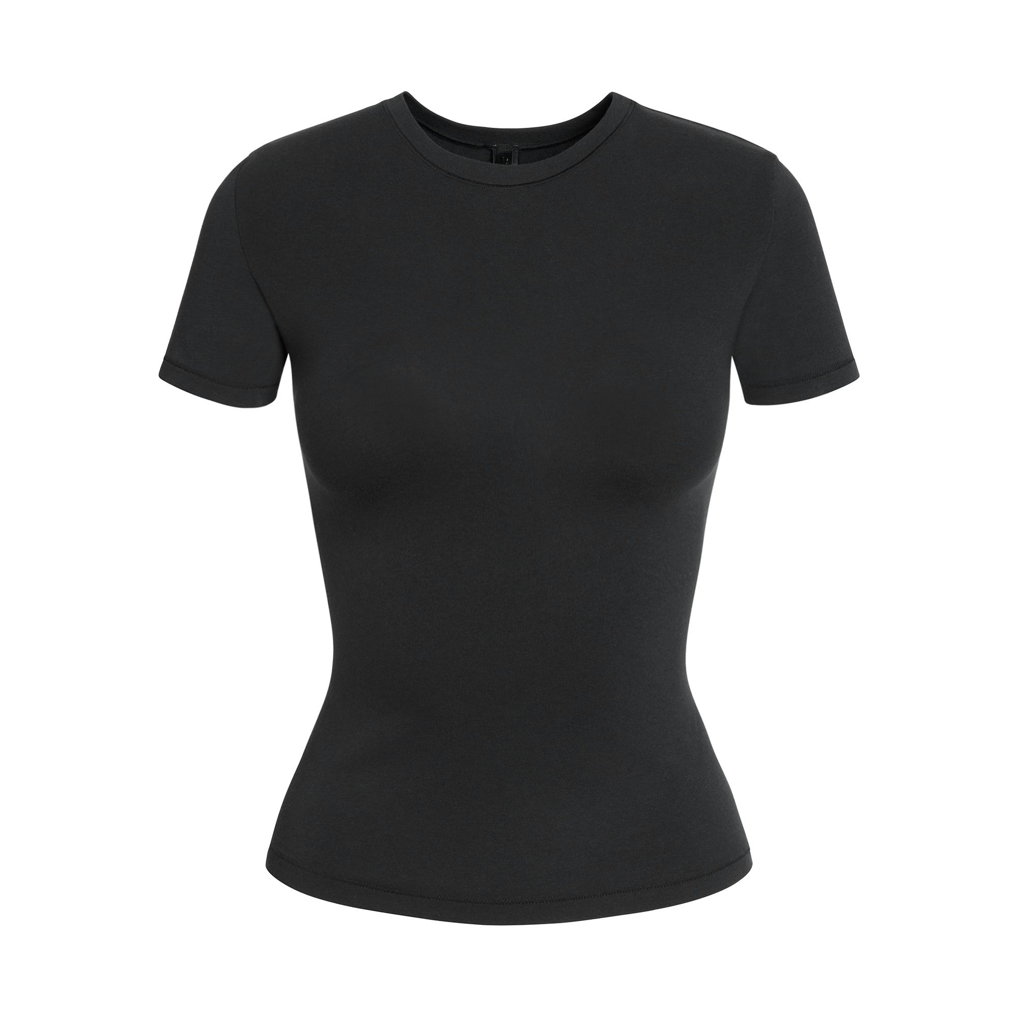 Skims Cotton Jersey T-Shirt Soot