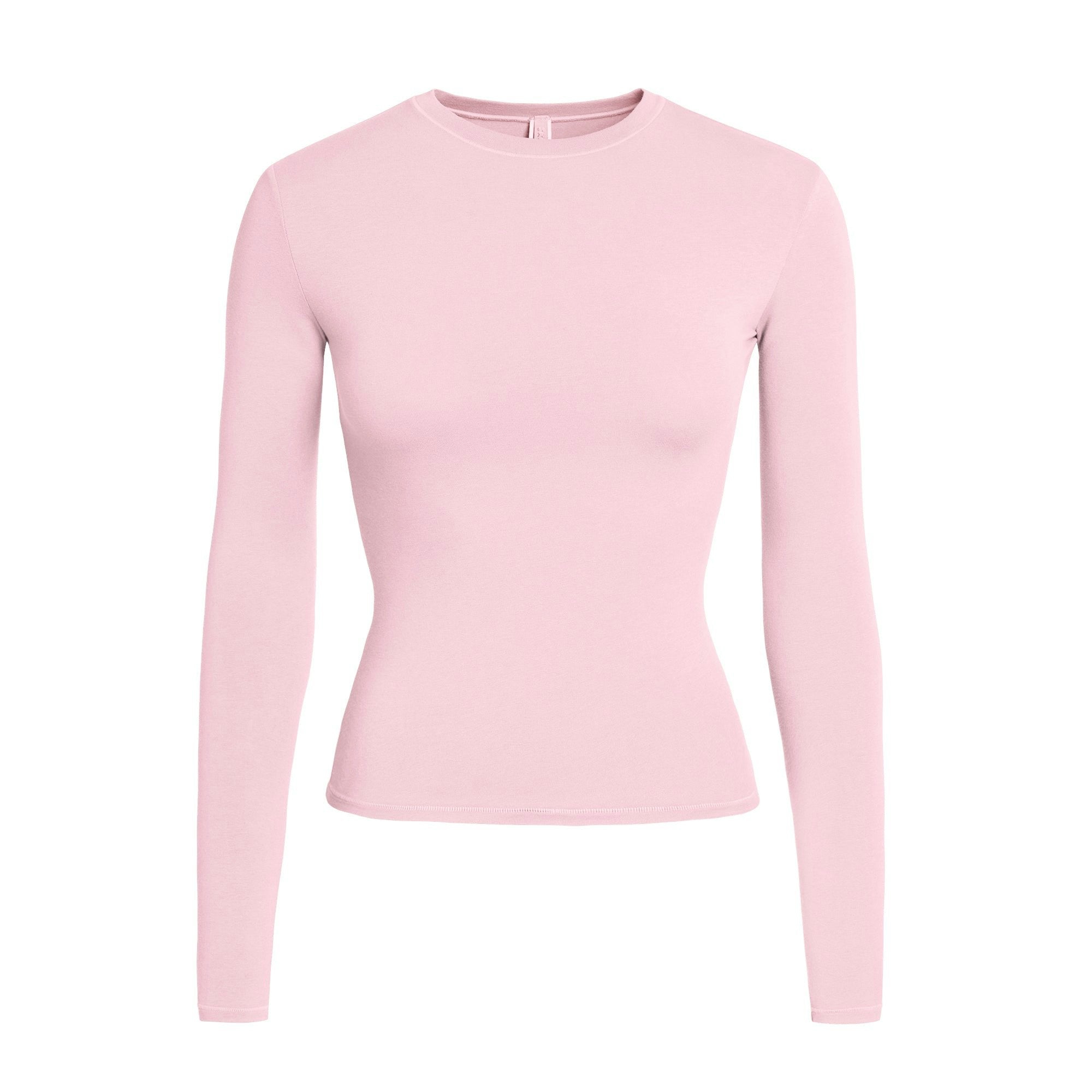 COTTON JERSEY LONG SLEEVE T-SHIRT