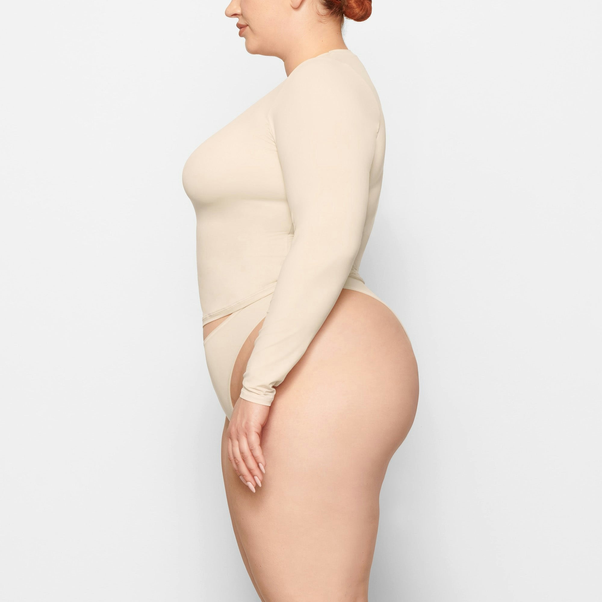 Skims Fits Everybody Long Sleeve T-Shirt Sand