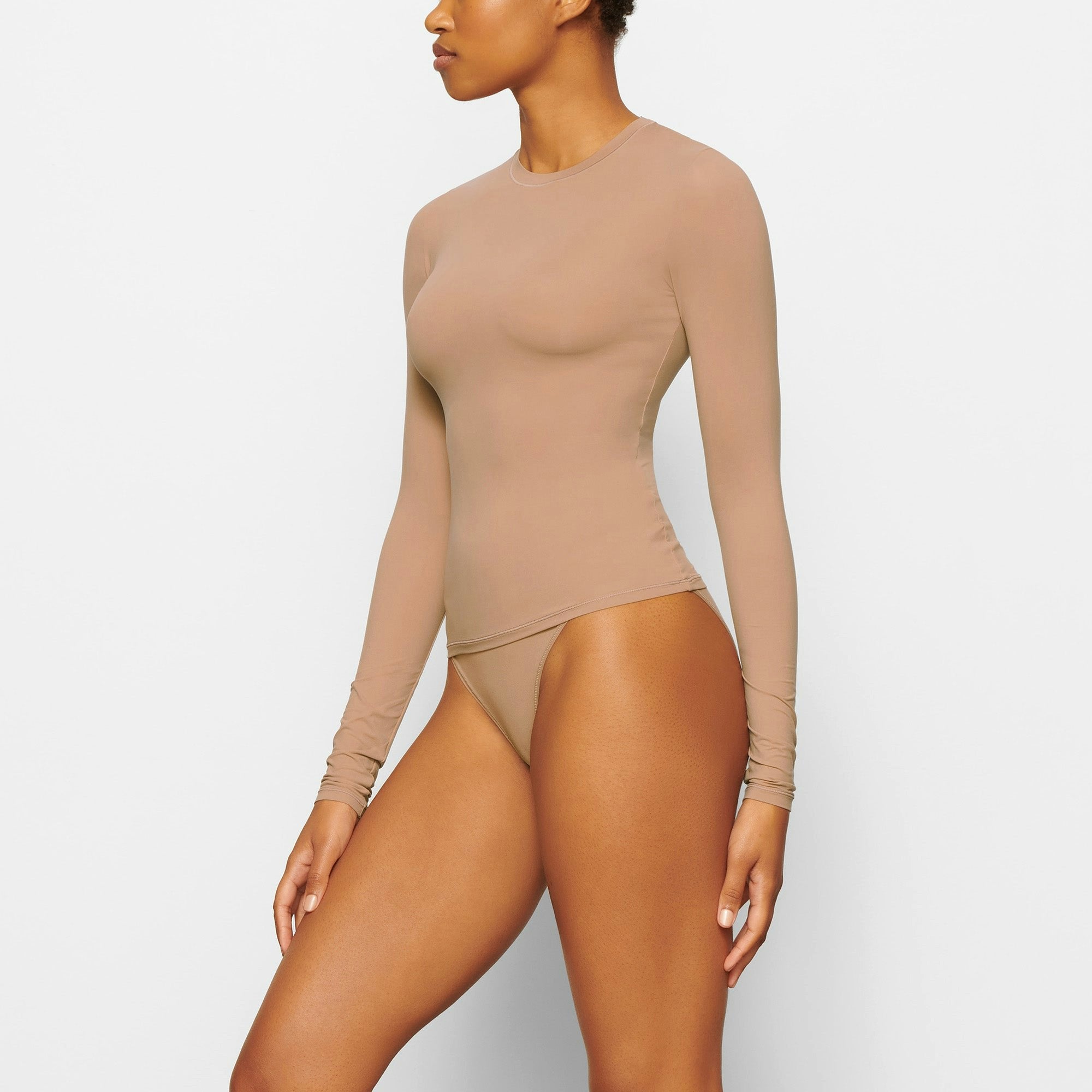 Skims Fits Everybody Long Sleeve T-Shirt Sienna