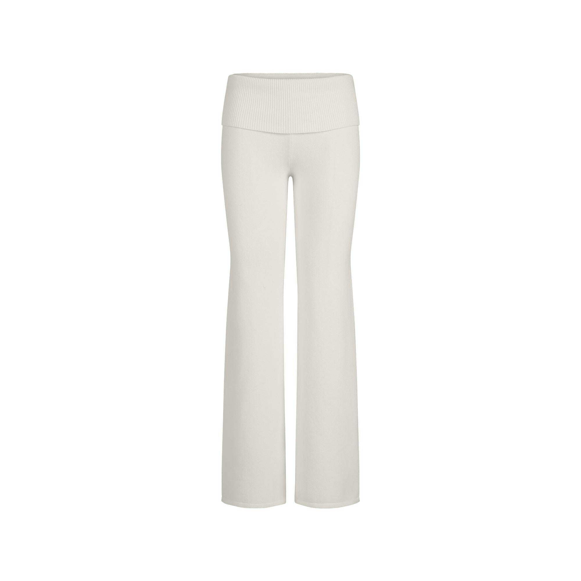 Skims Sweater Knits Foldover Pant Ivory