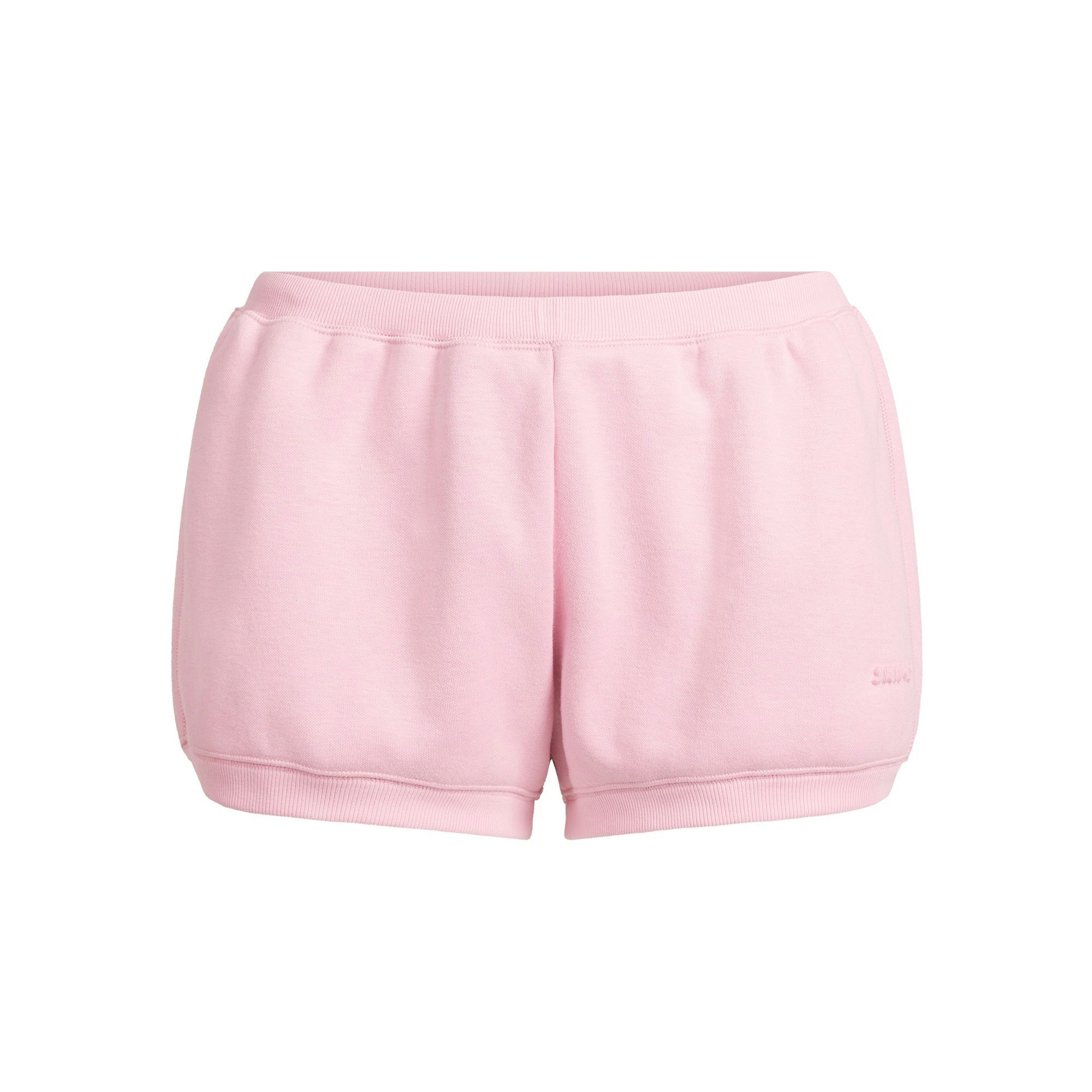 Skims Cotton Fleece Bubble Hem Short Halite