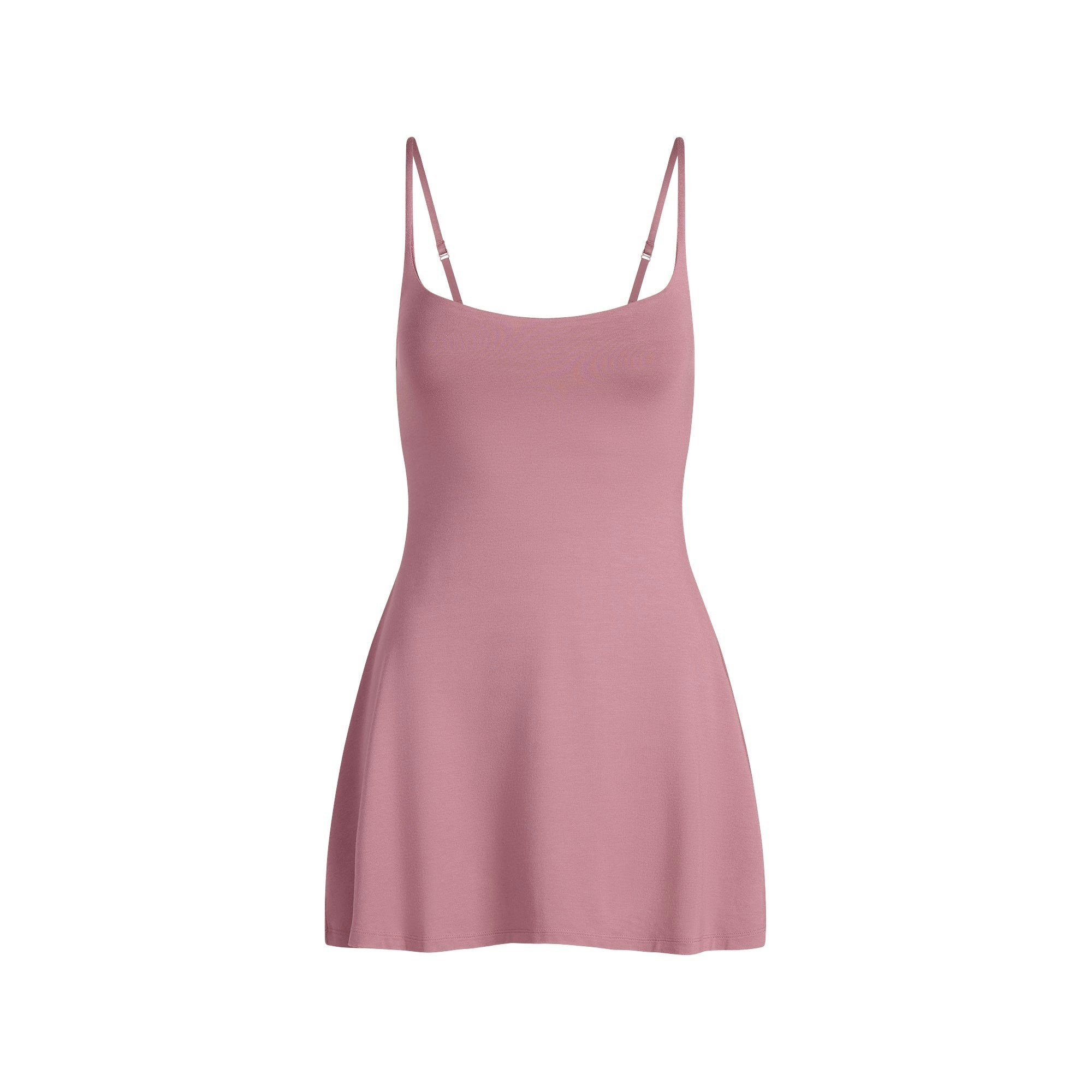 SMOOTH LAYERS SCOOP NECK MINI DRESS