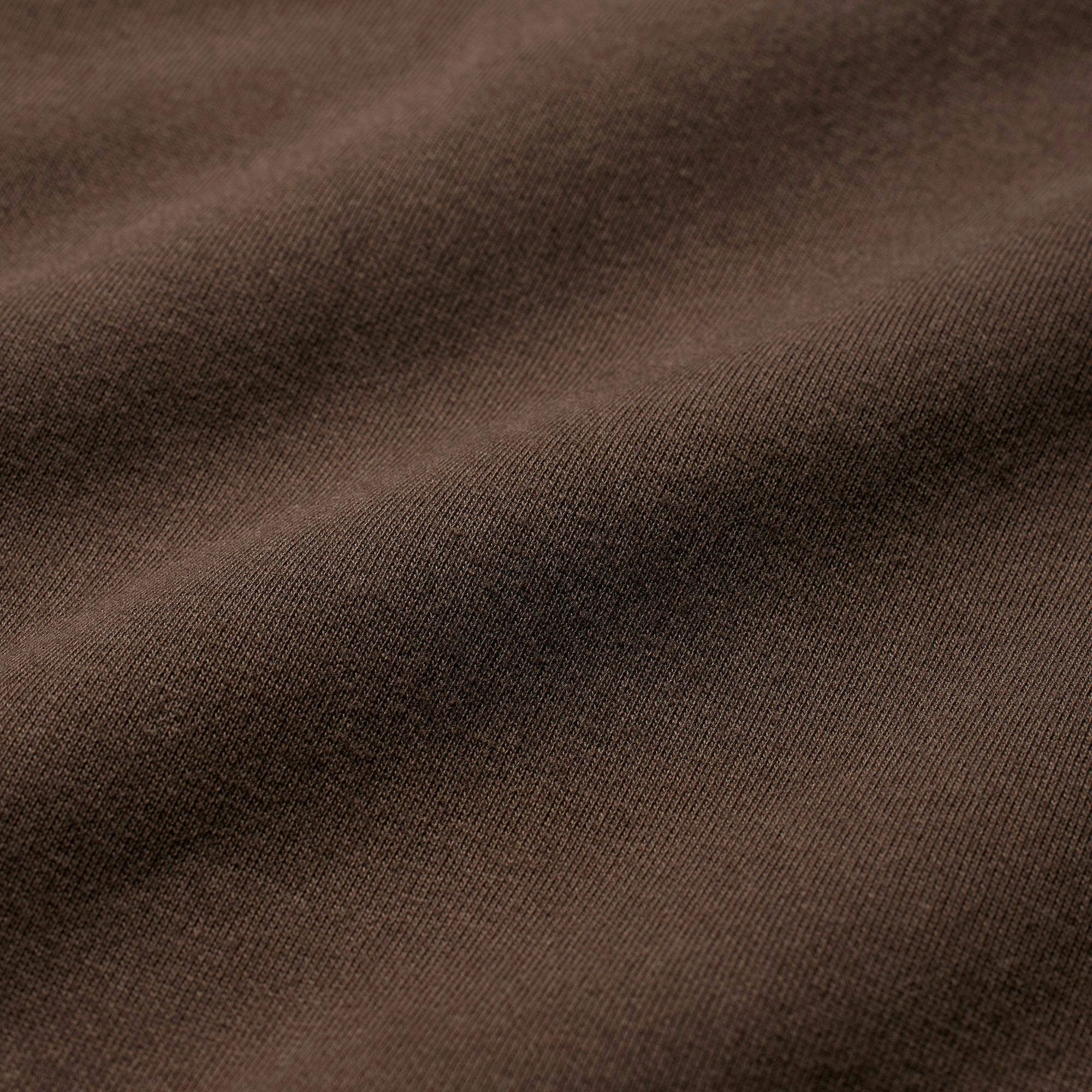 Skims Cotton Fleece Short Dark Sepia