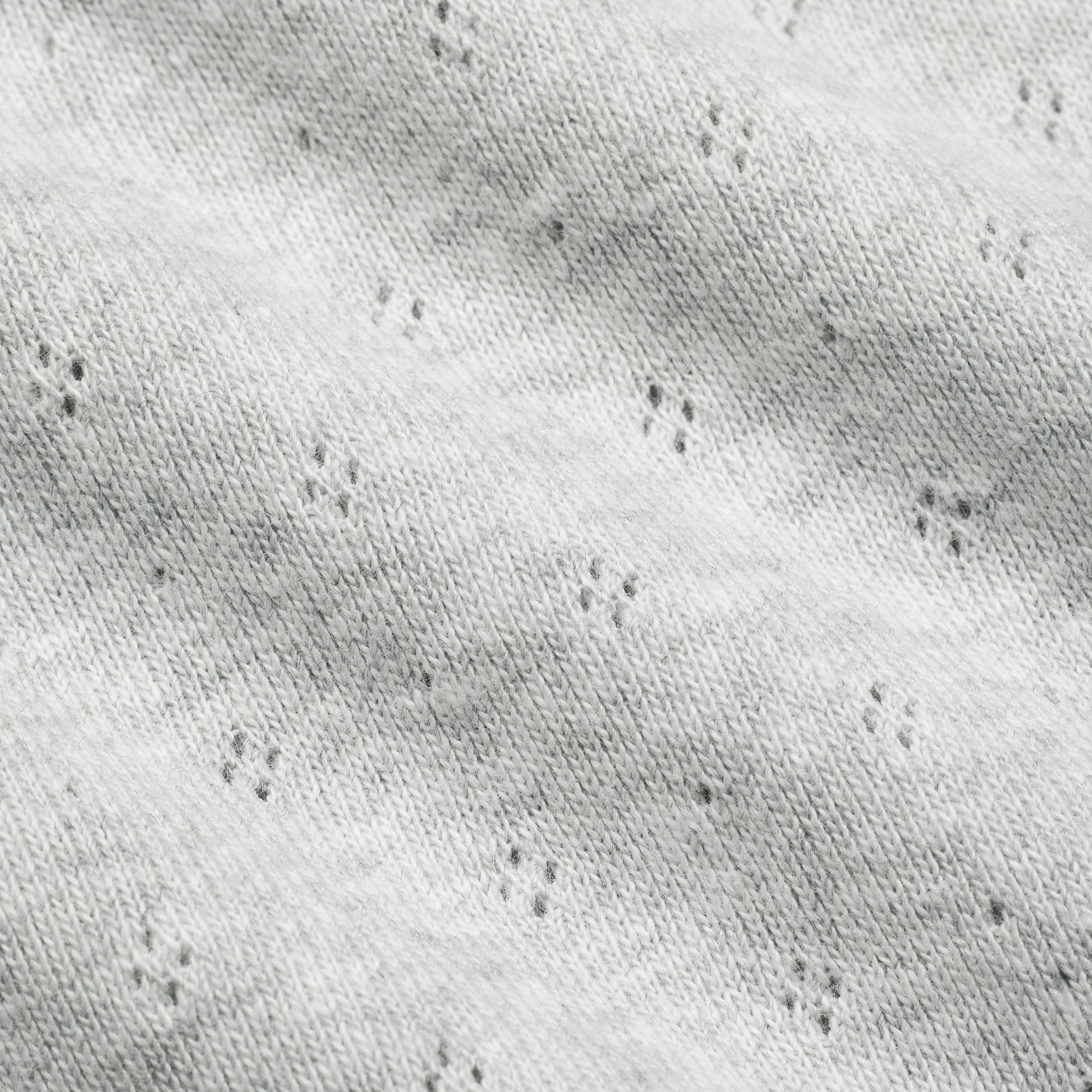 Skims Heavy Pointelle Short Light Heather Grey