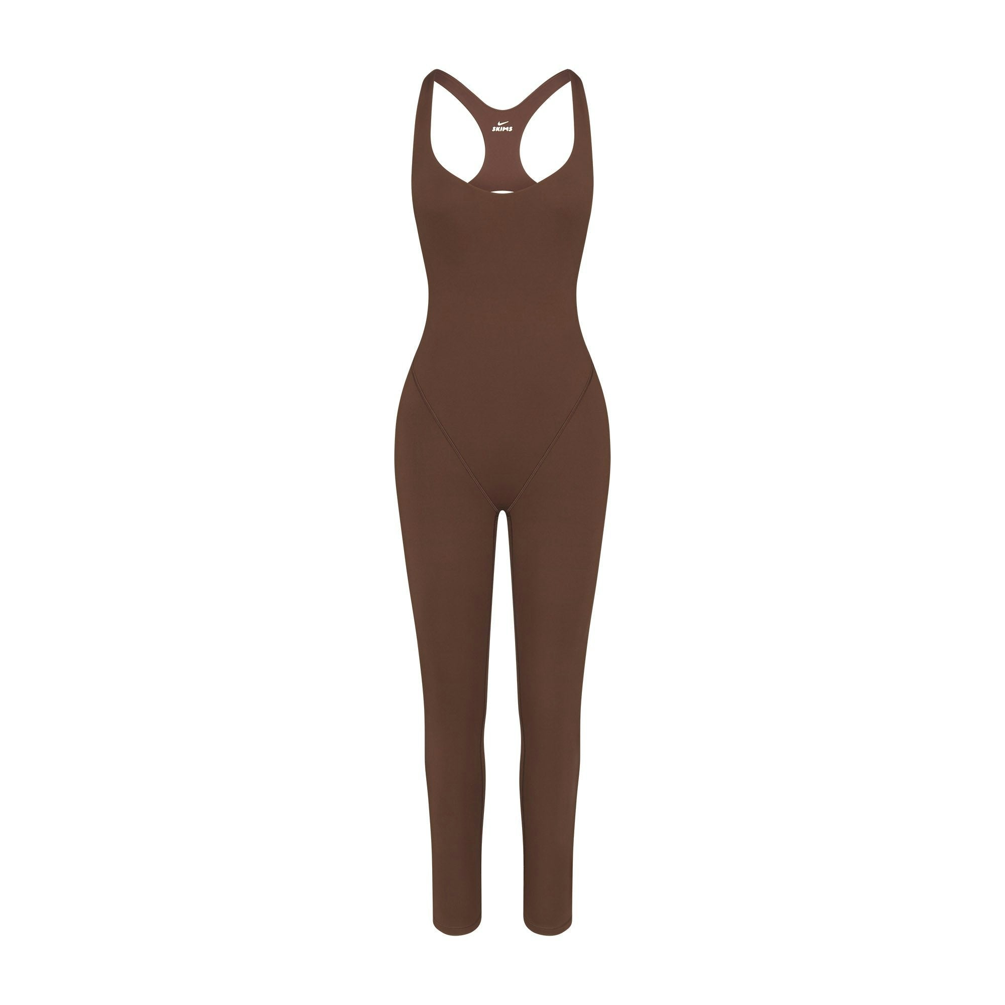 Skims Nikeskims Matte Racer Long Onesie Dark Sepia – Kicks Machine