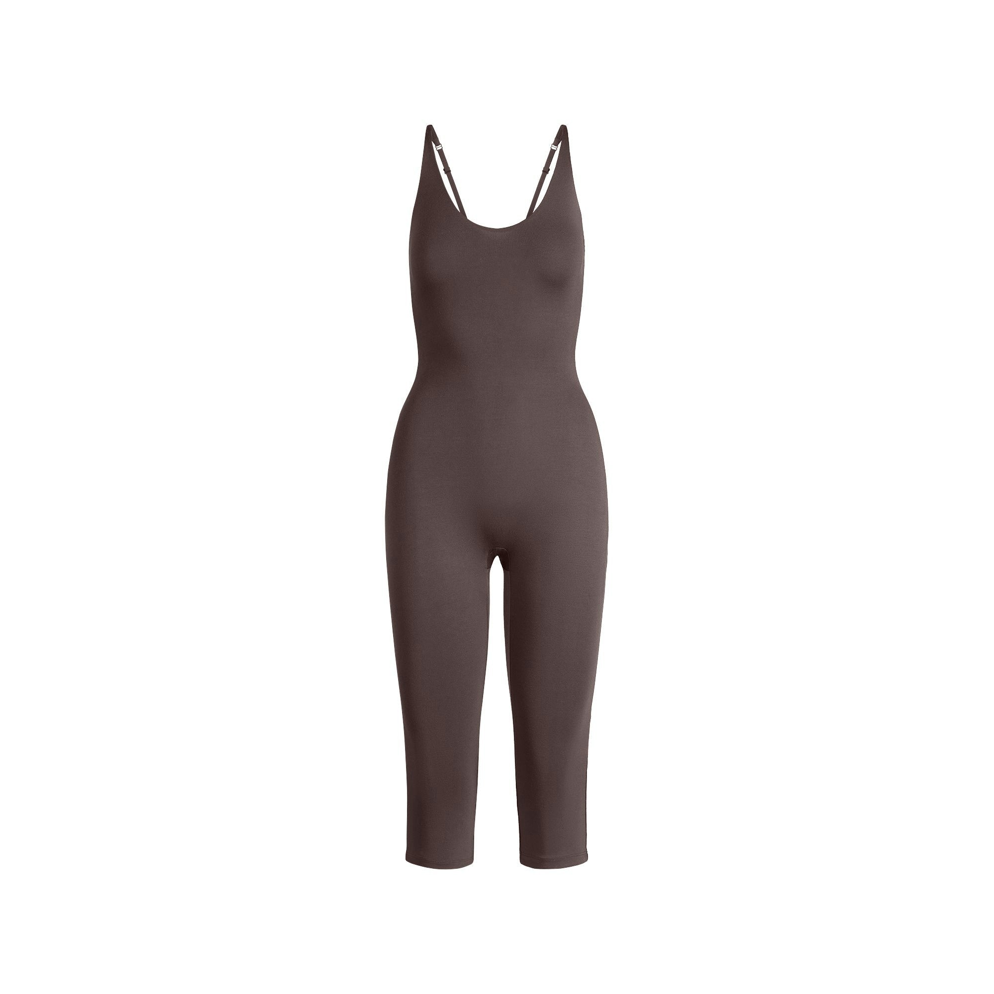 Skims Smooth Layers Capri Catsuit Raisin