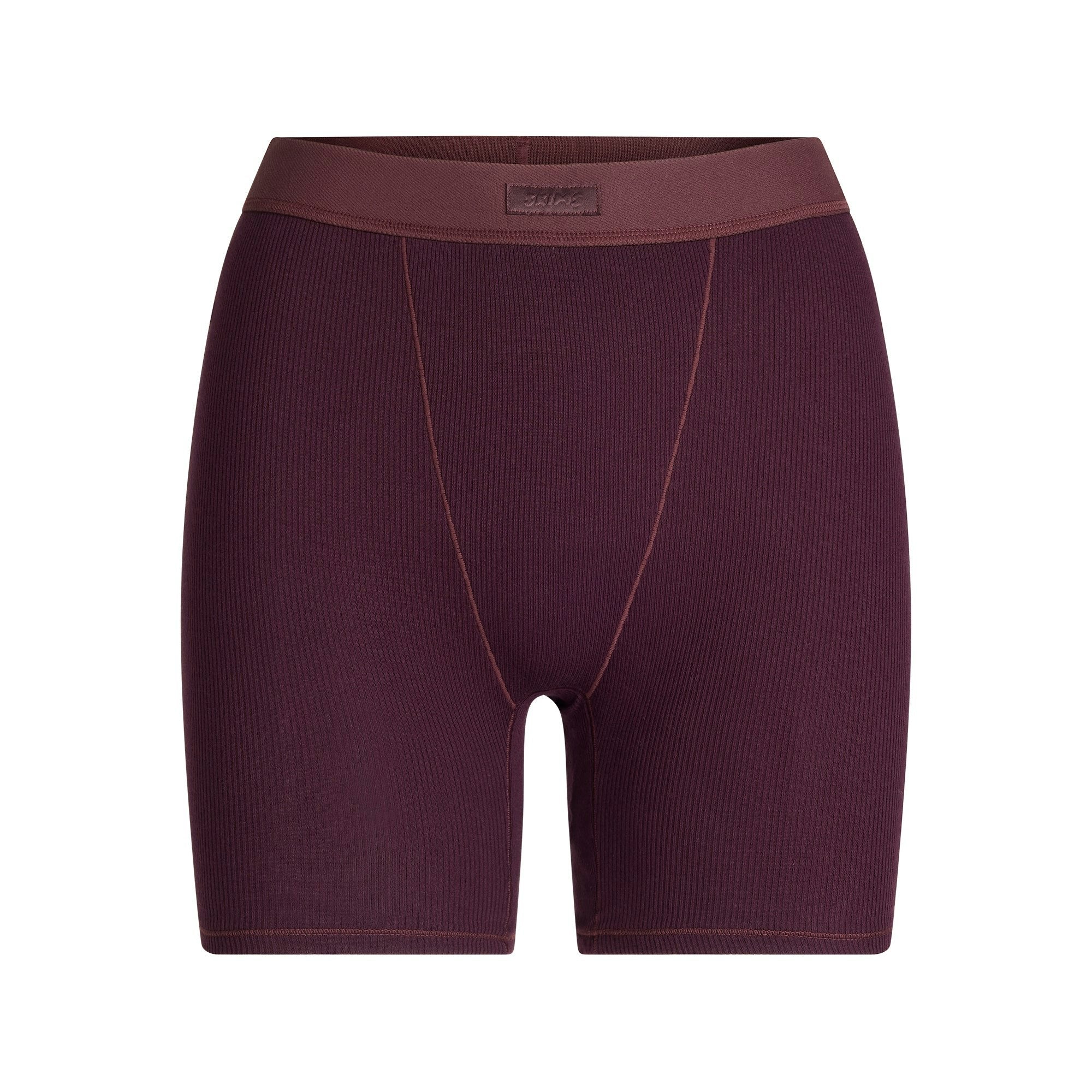 Skims Cotton Rib Boxer Currant