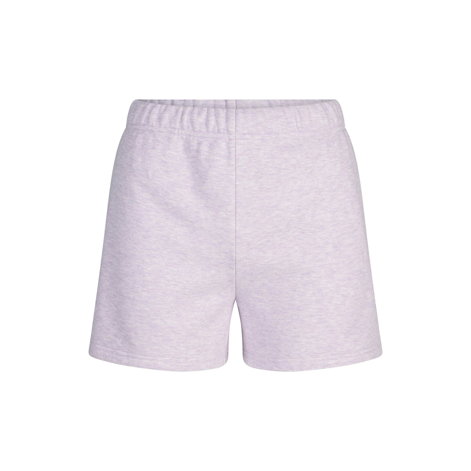 Skims Cotton Fleece Short Purple Heather