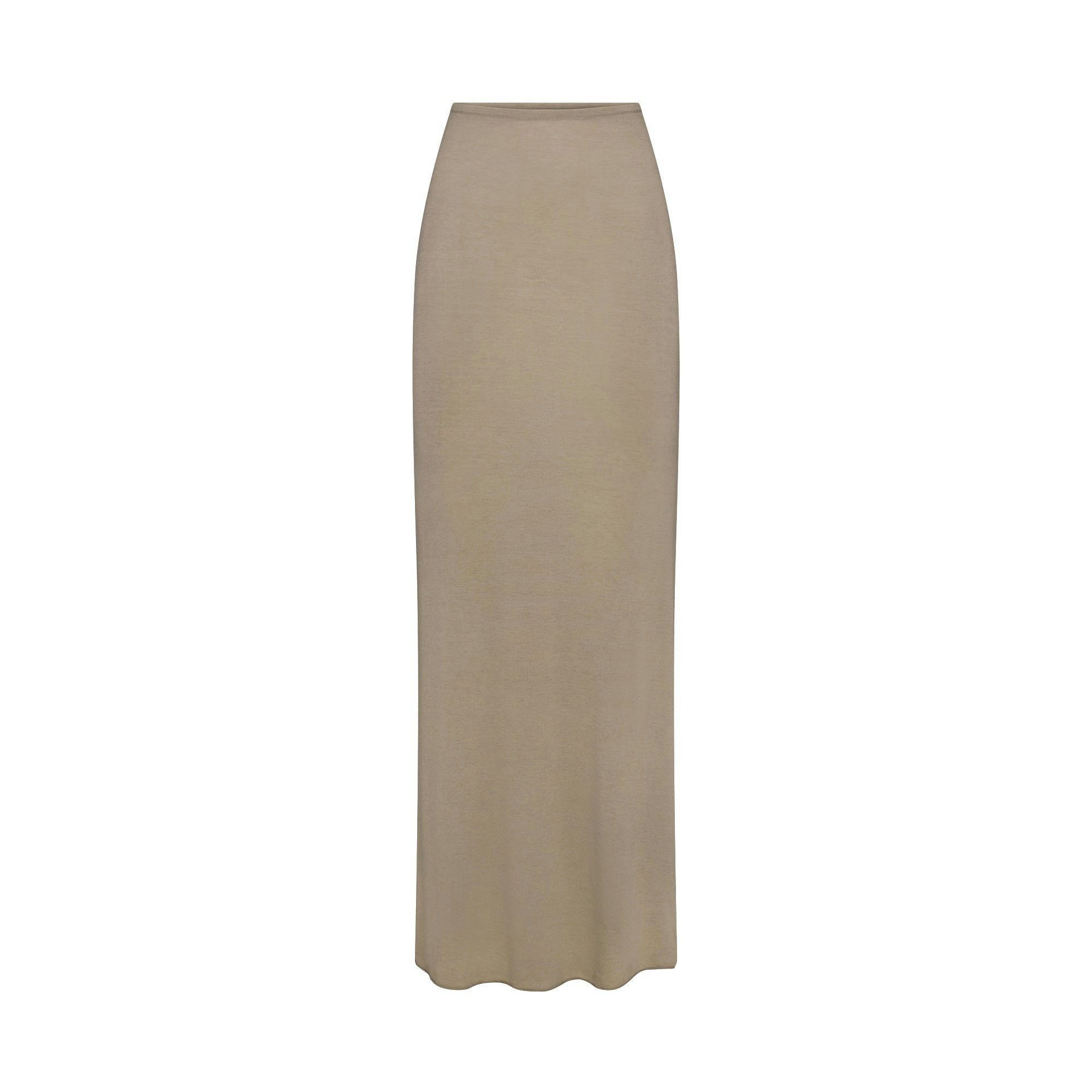 Skims Sheer Modal Long Skirt Dune