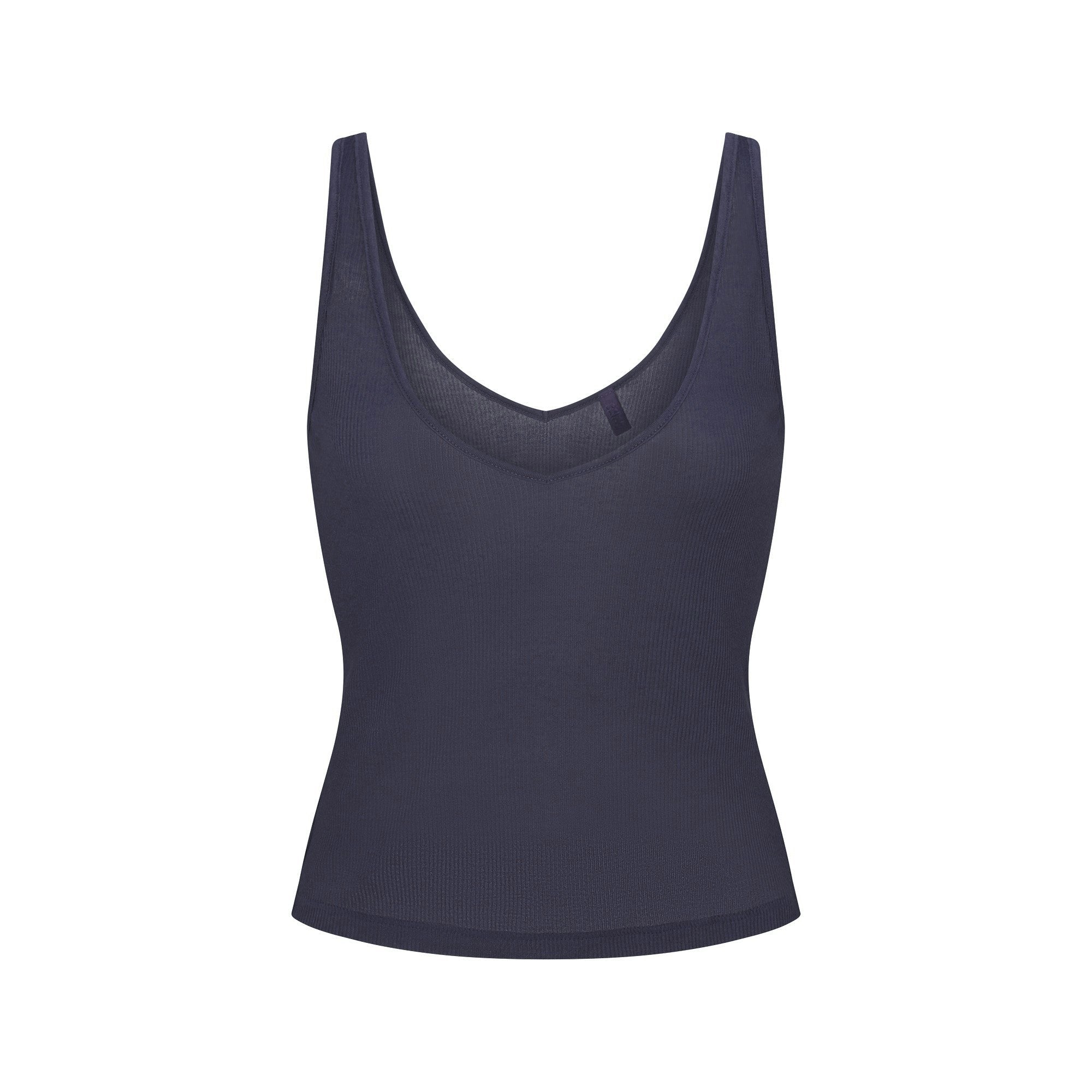 SHEER RIB V NECK TANK