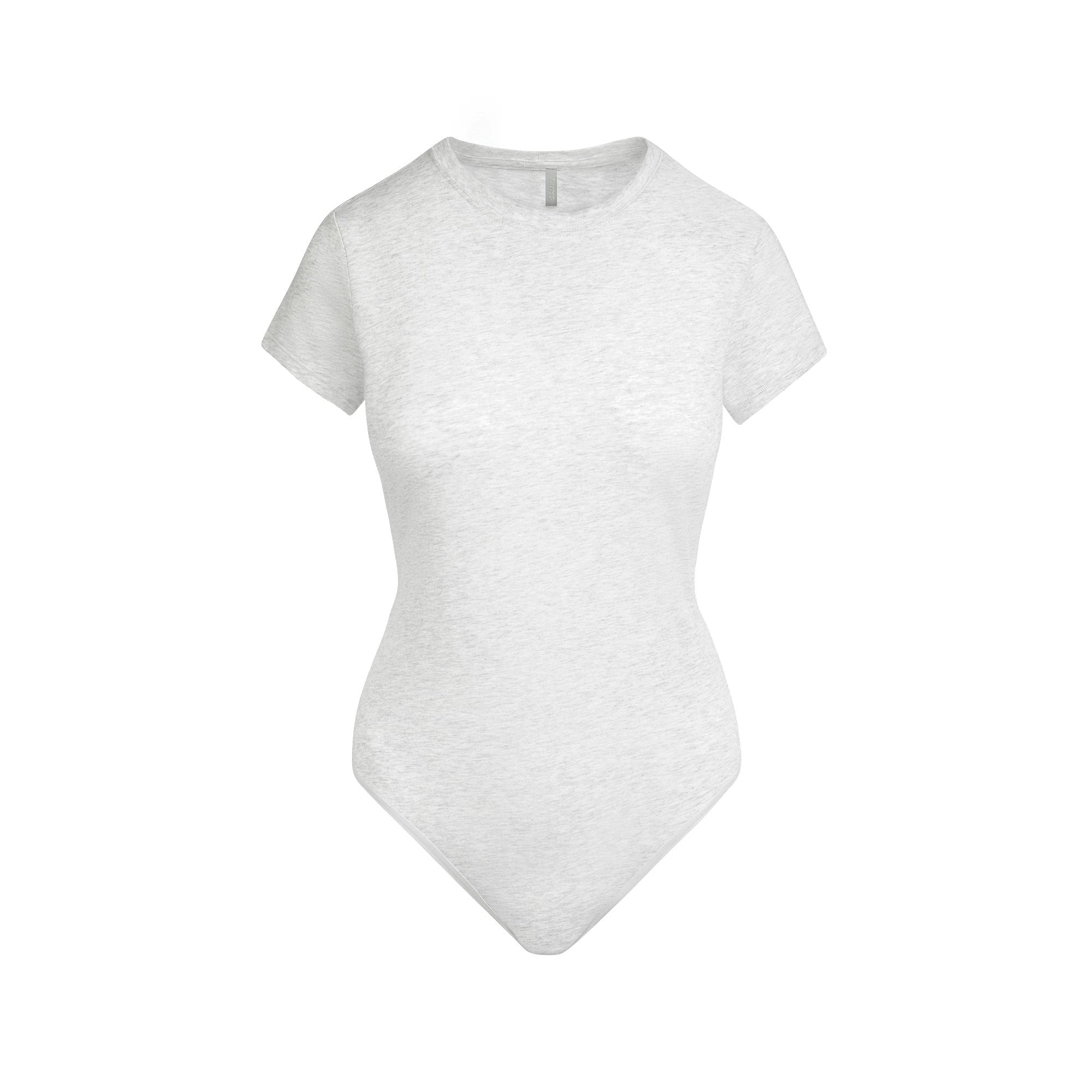 Skims Relaxed Tees T-Shirt Bodysuit Light Heather Grey