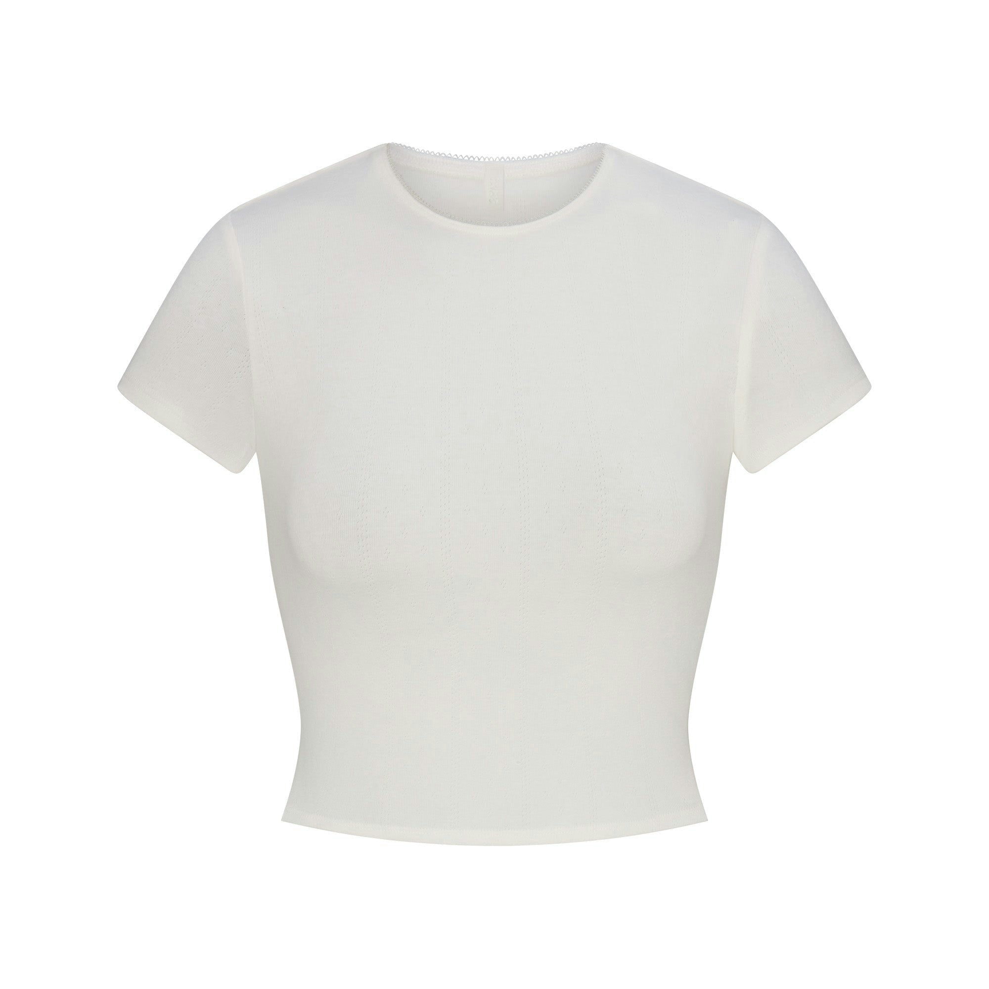 DROP NEEDLE POINTELLE BABY TEE