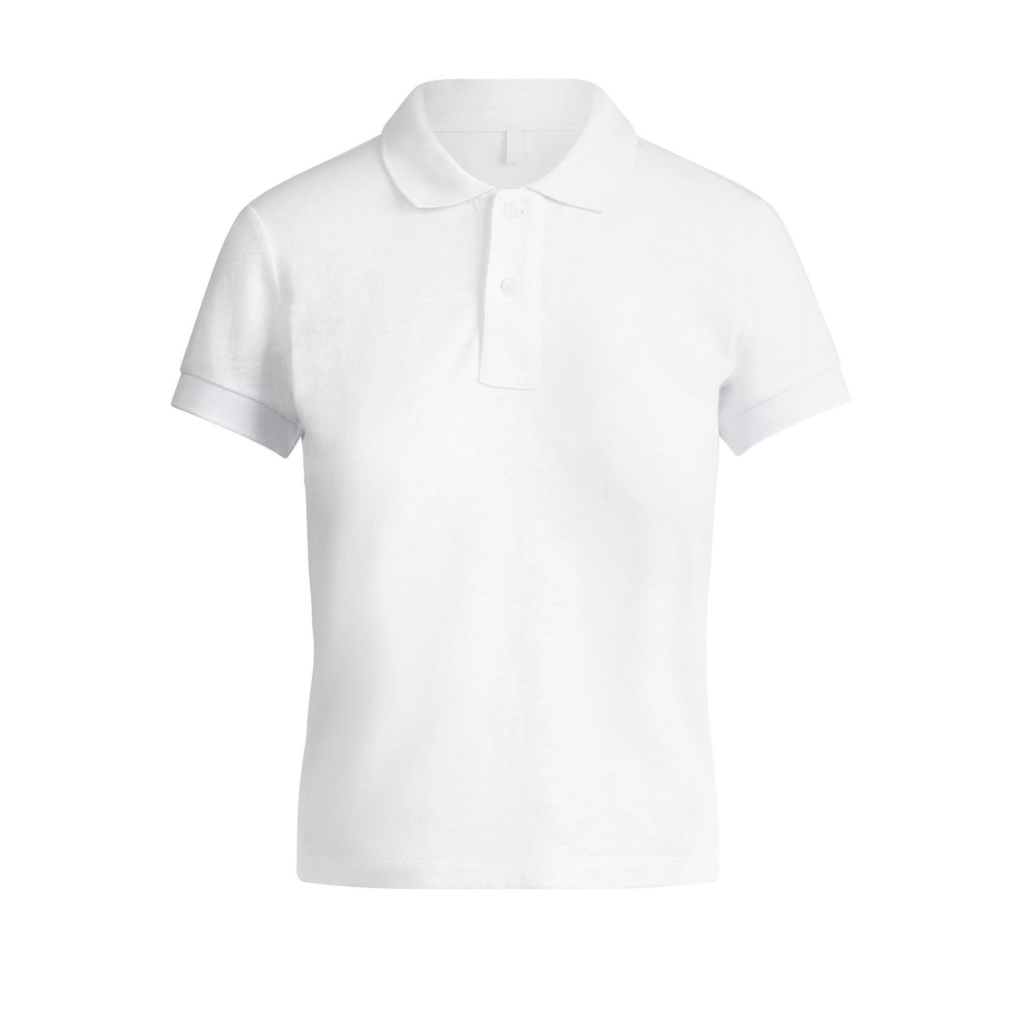 Skims Worn In Jersey Polo Baby Tee Snow