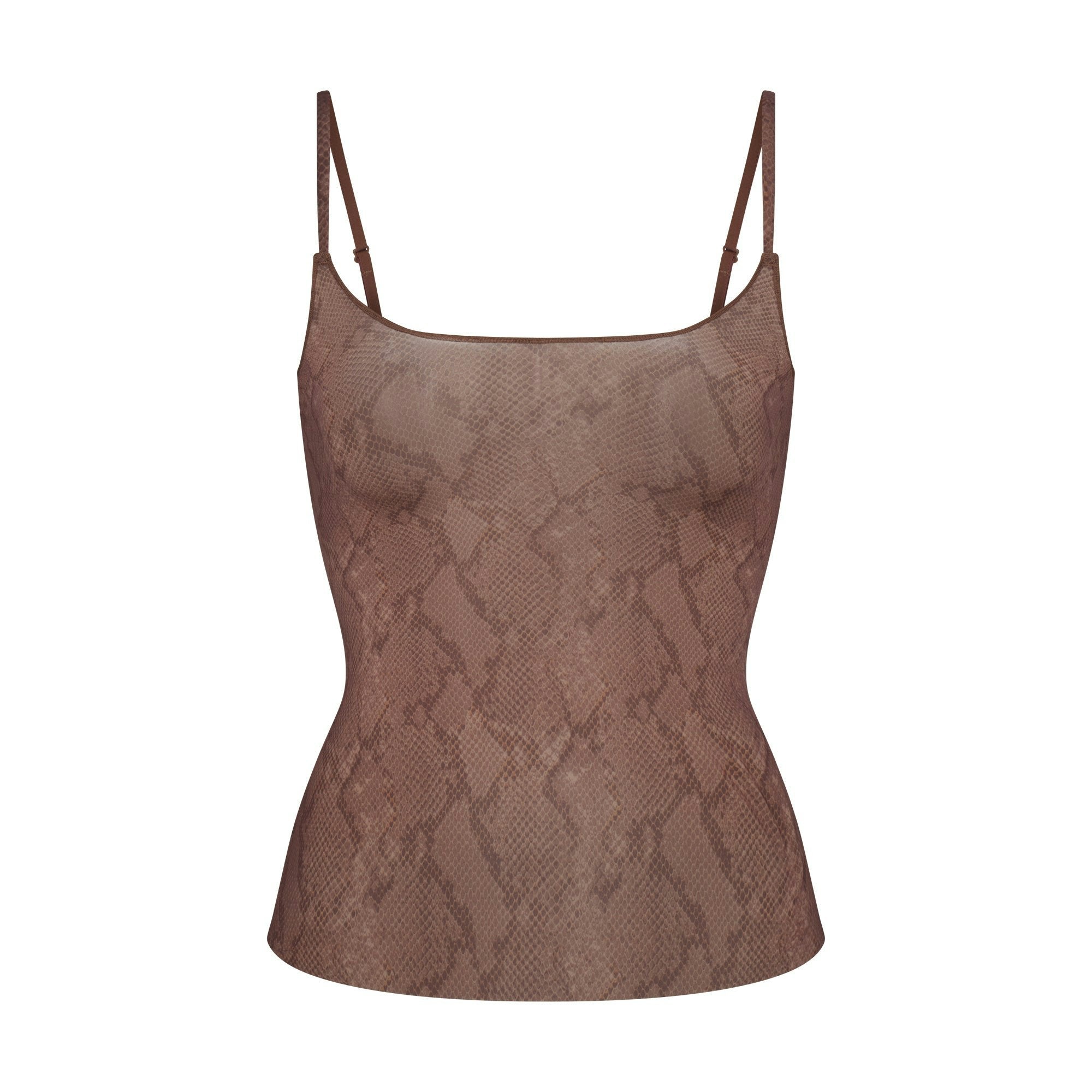 Skims Milky Sheer Cami Jasper Snake Print