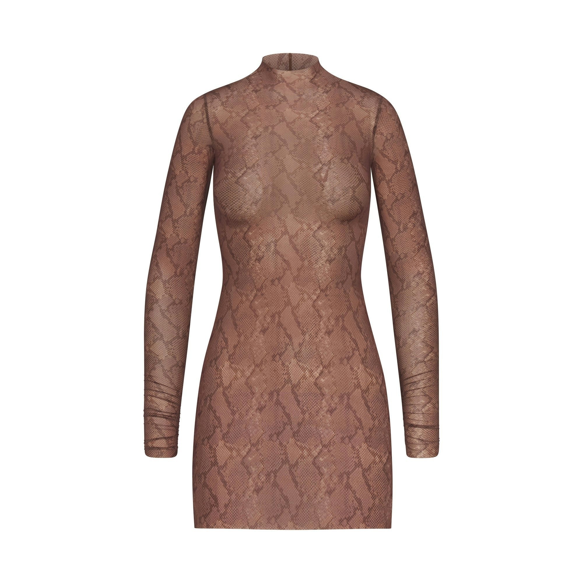 Skims Milky Sheer Tunic Jasper Snake Print