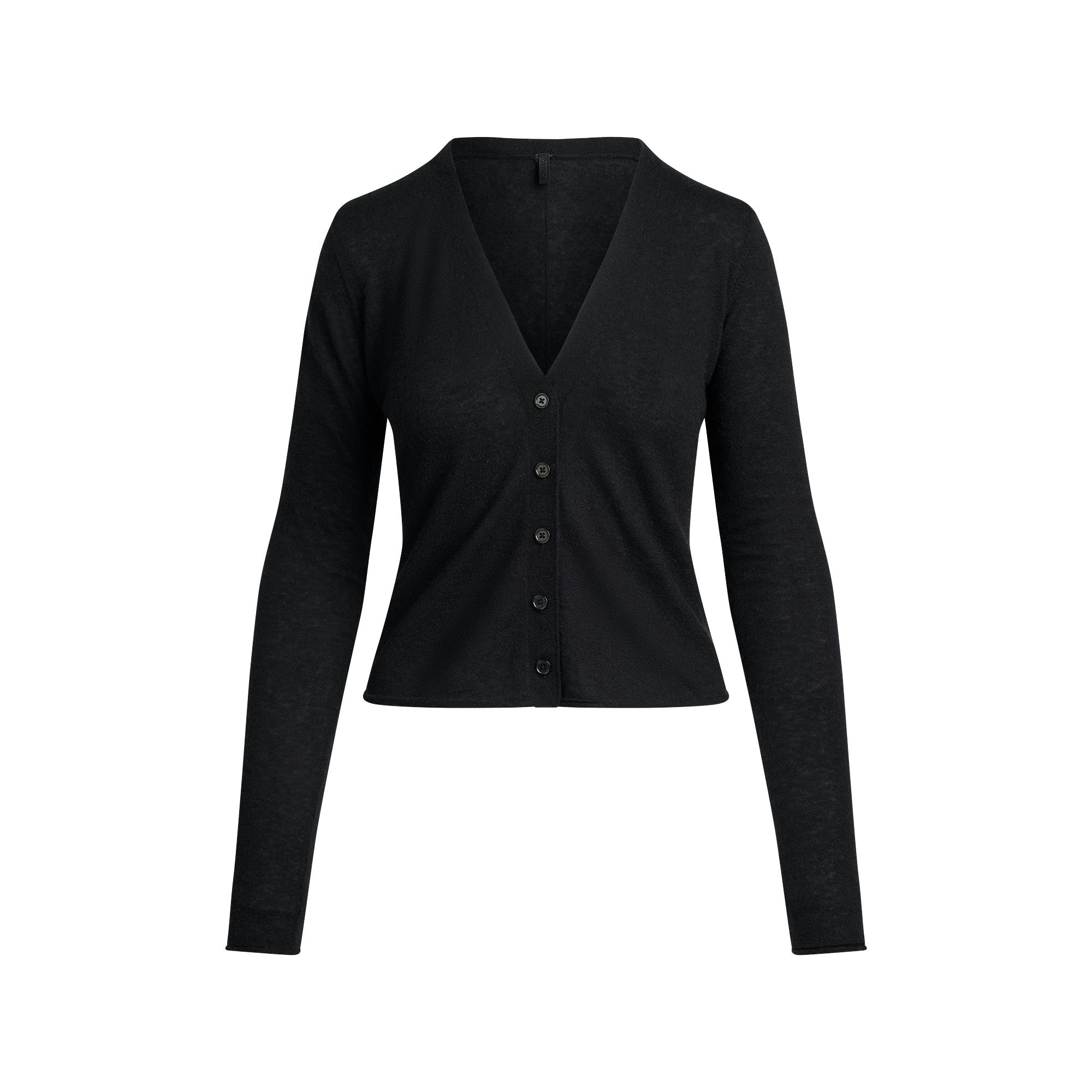 Skims Featherweight Cashmere Cardigan Onyx