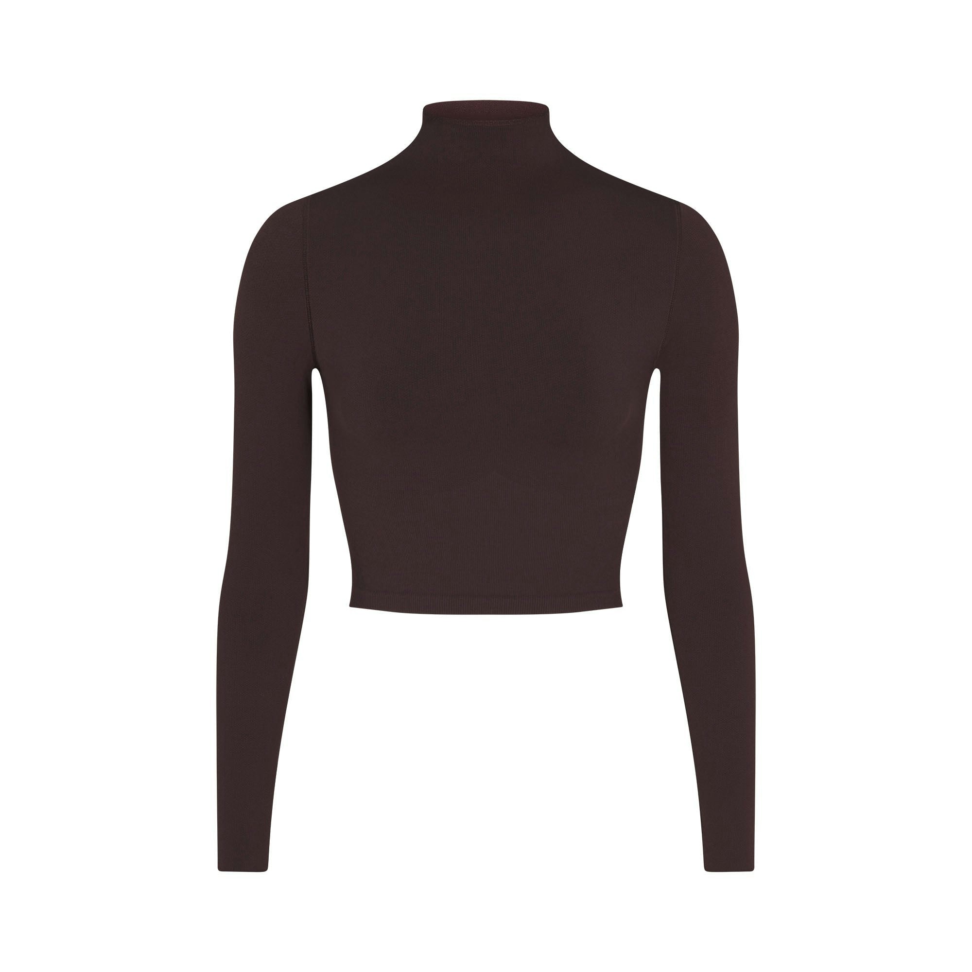 Skims Nikeskims Vintage Seamless Mock Neck Crop Top Phoenix