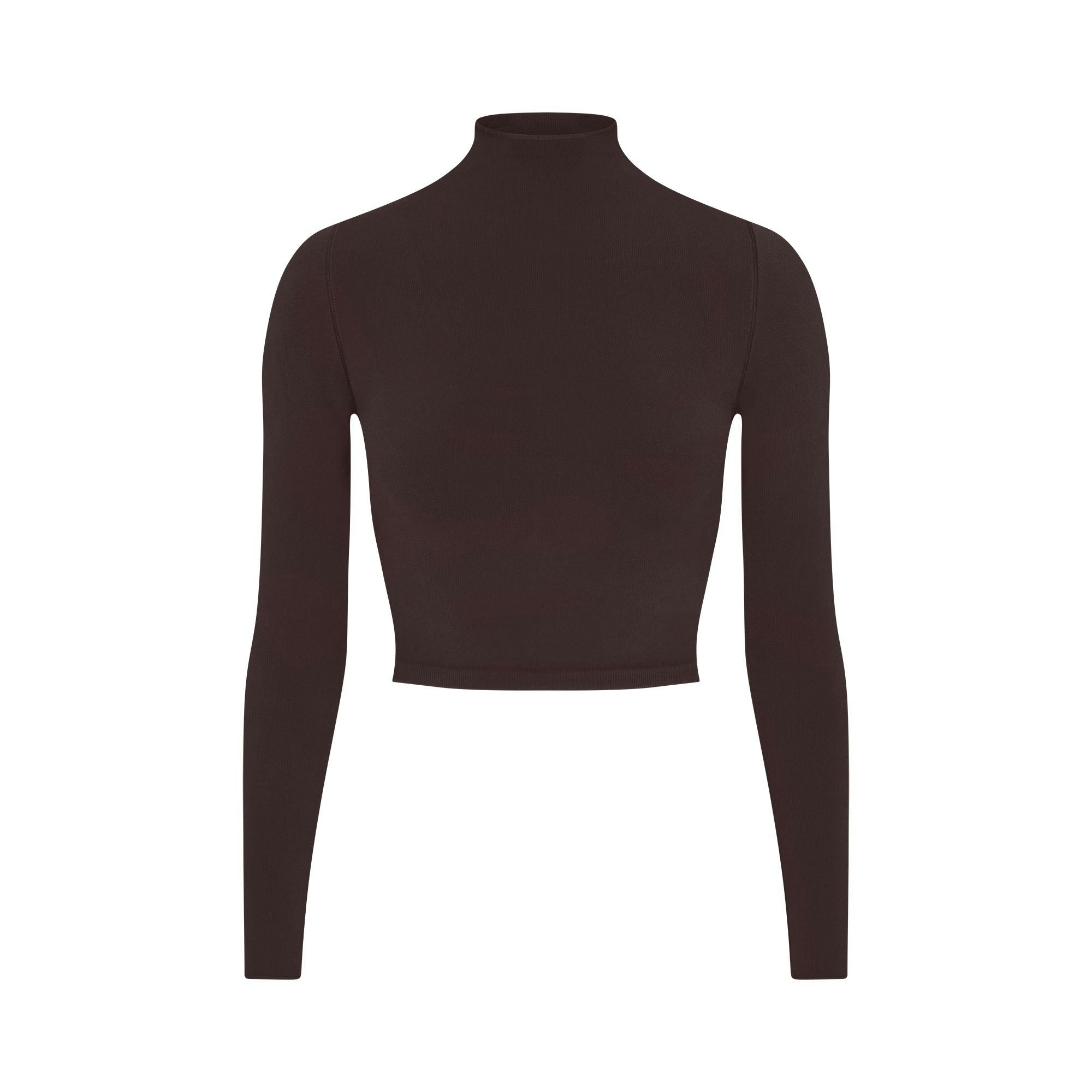 Skims Nikeskims Vintage Seamless Mock Neck Crop Top Phoenix