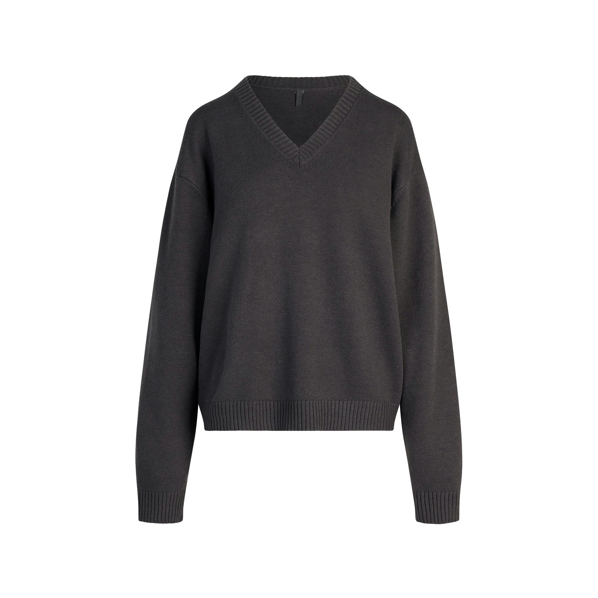 Skims Sweater Knits Pullover V Neck Ash