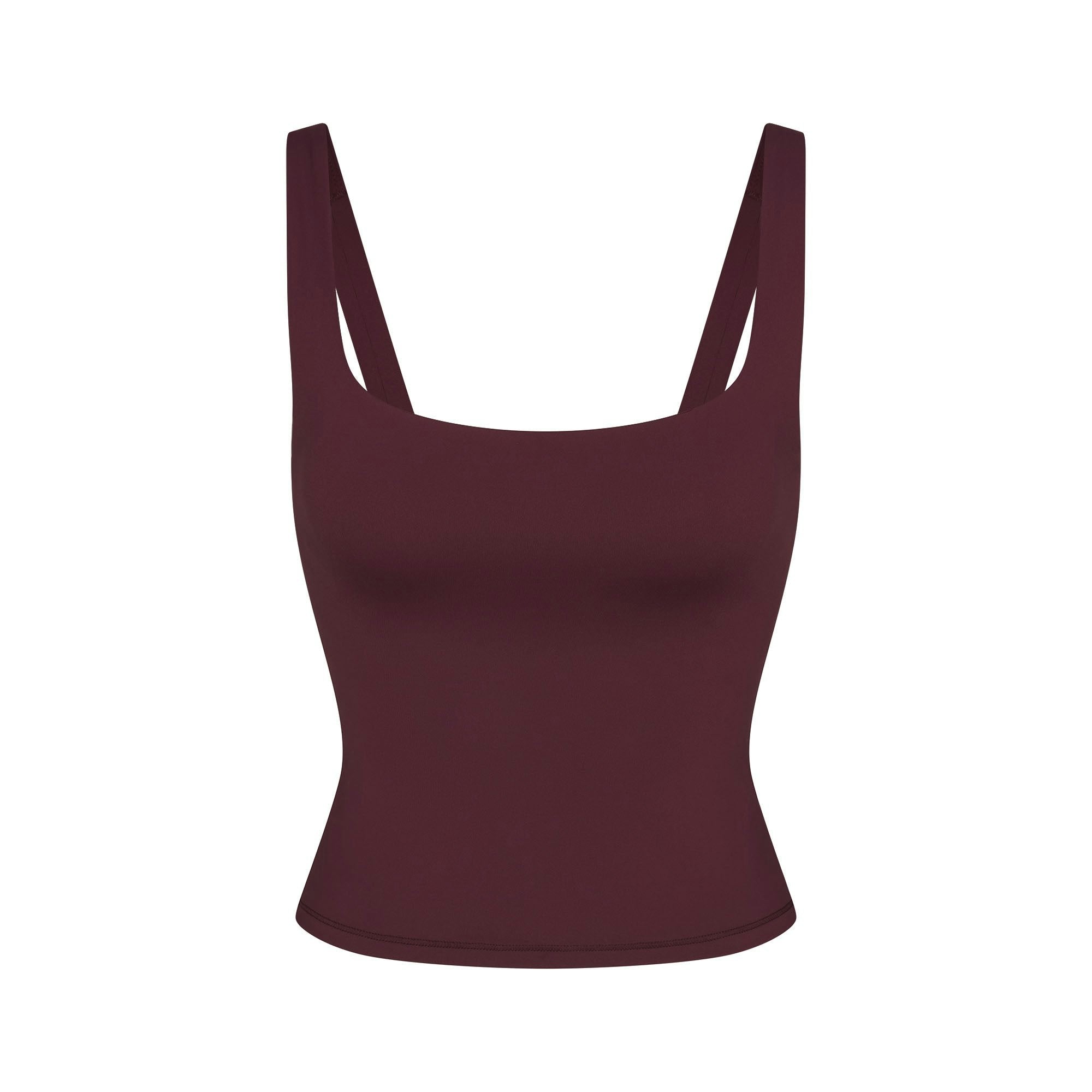 Skims Nikeskims Matte Square Neck Tank Currant