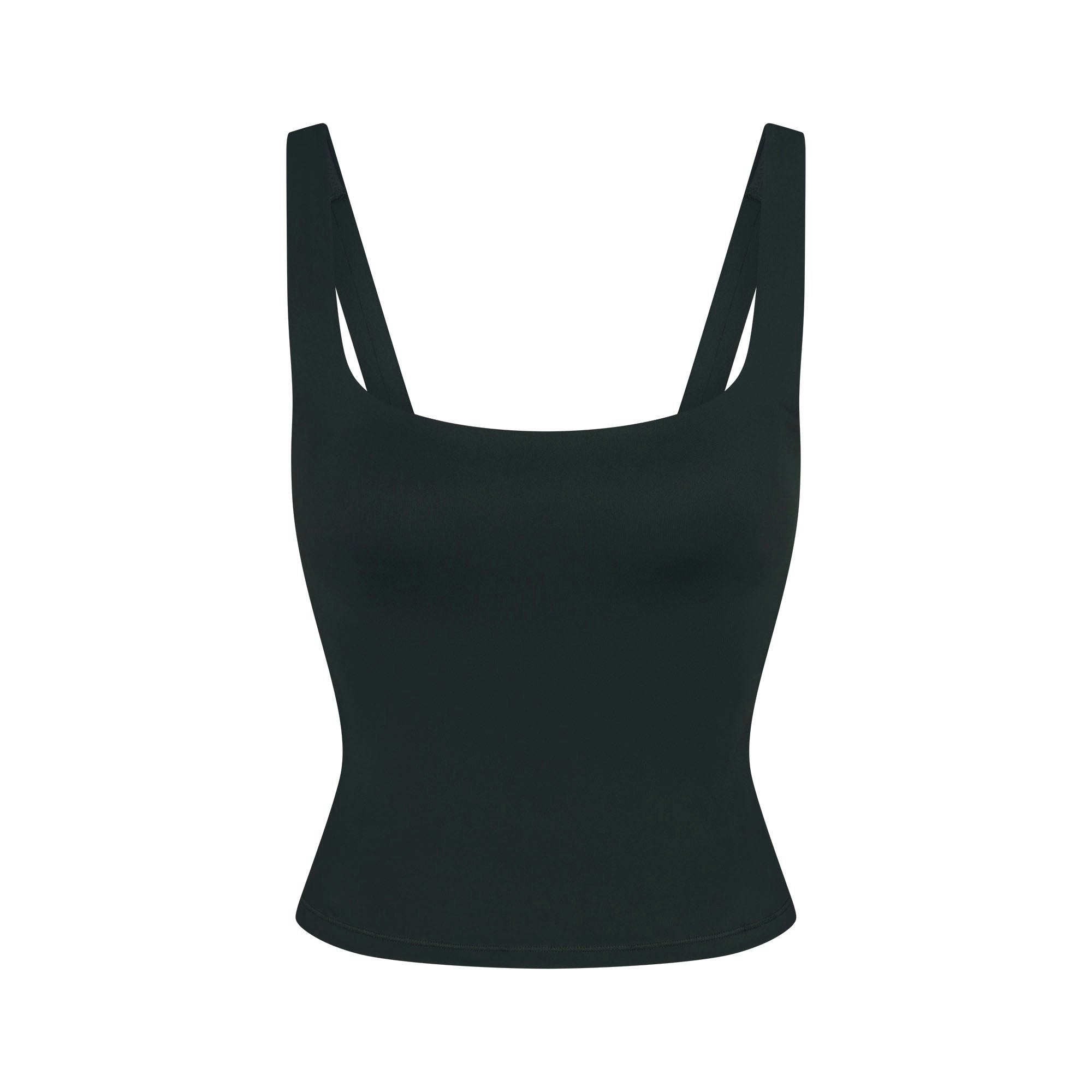 Skims Nikeskims Matte Square Neck Tank Dark Teal