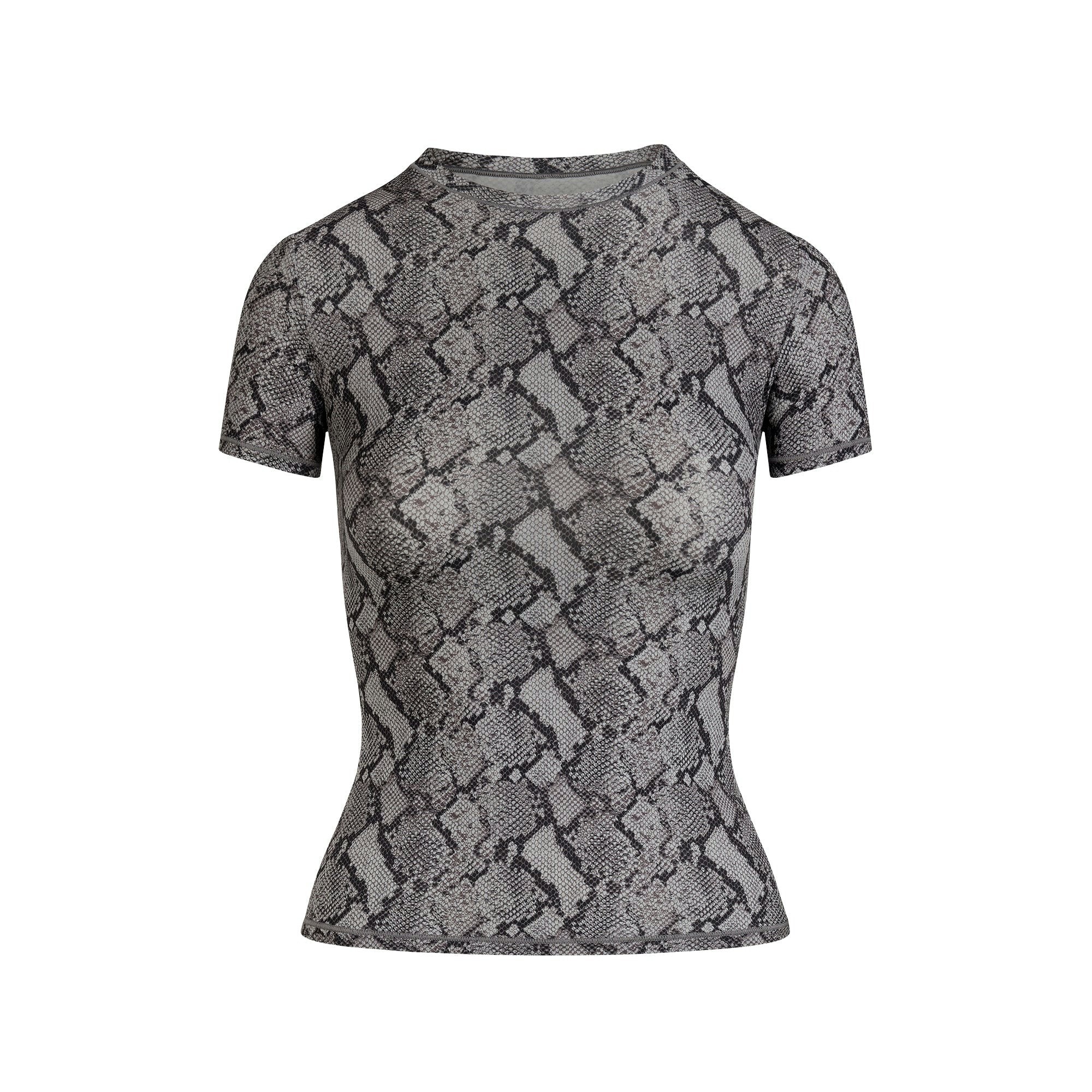 Skims Fits Everybody T-Shirt Shadow Snake Print