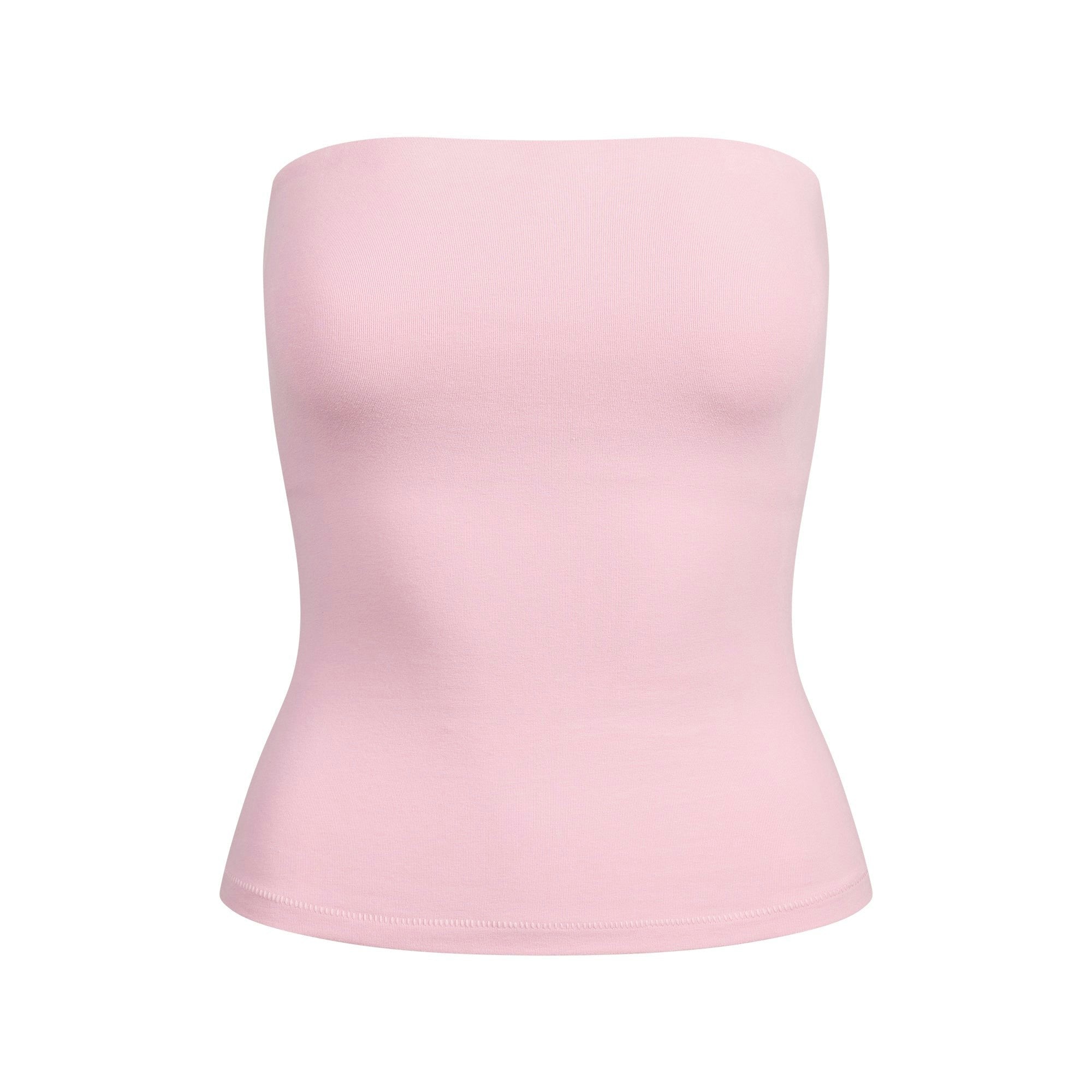 COTTON JERSEY TUBE TOP