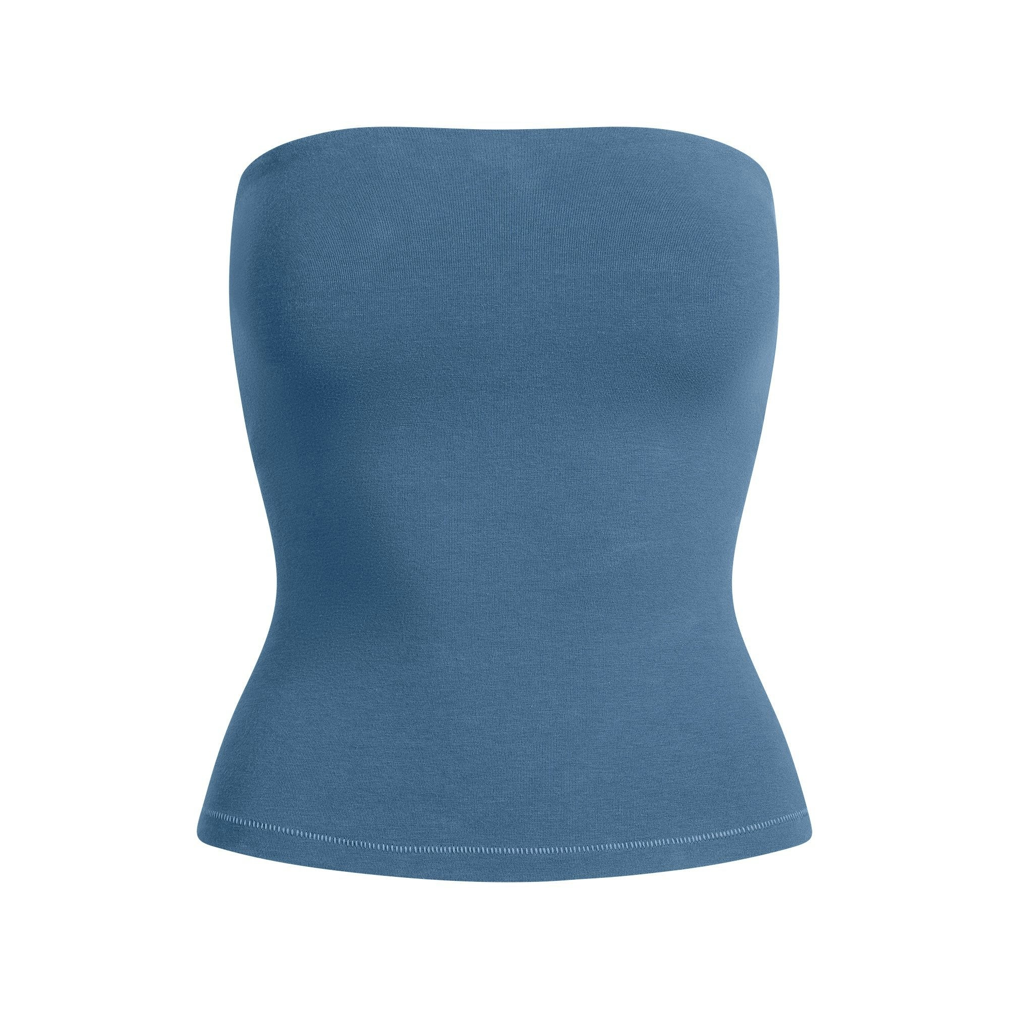 COTTON JERSEY TUBE TOP