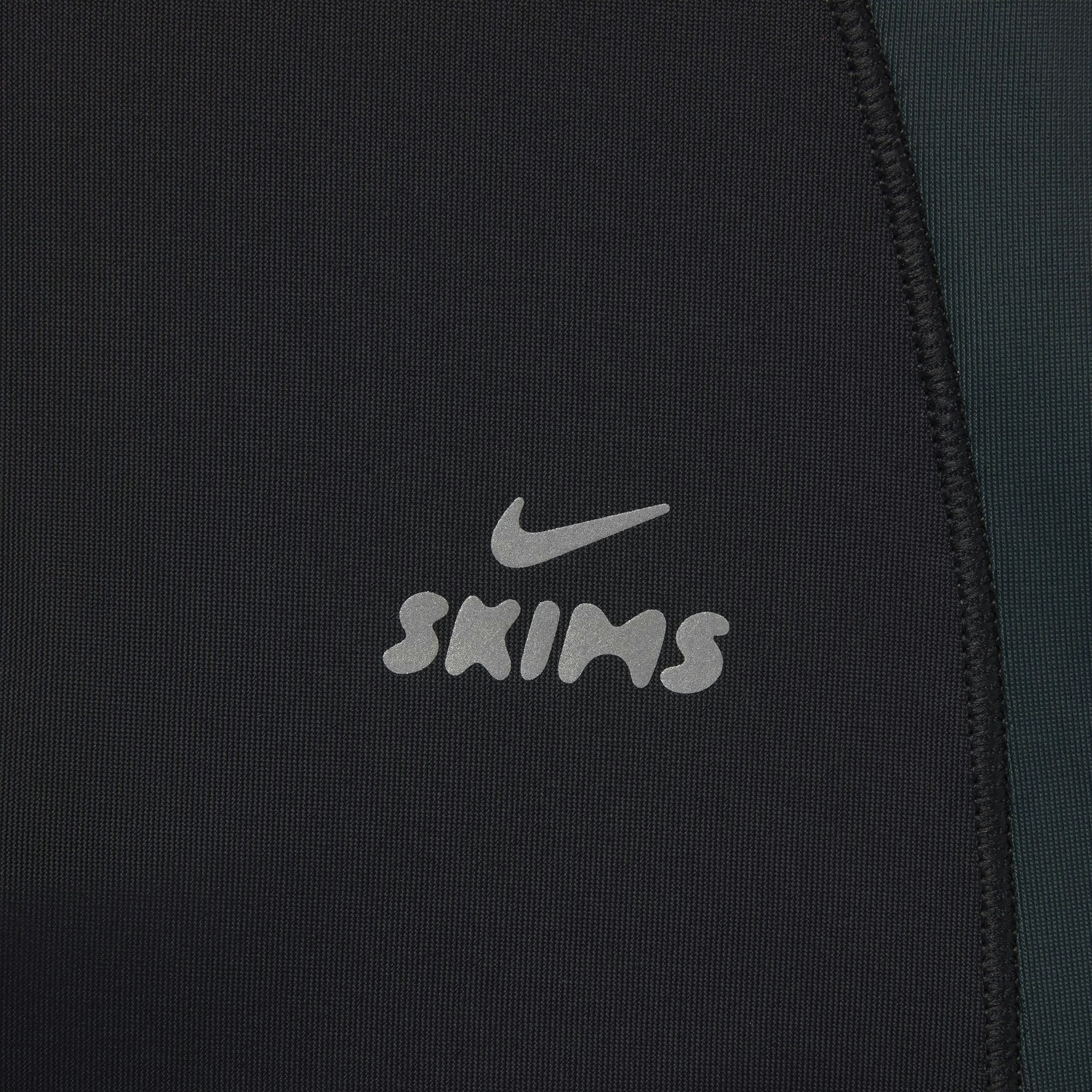 Skims Nikeskims Shine Micro Scoop Bra Obsidian And Dark Teal