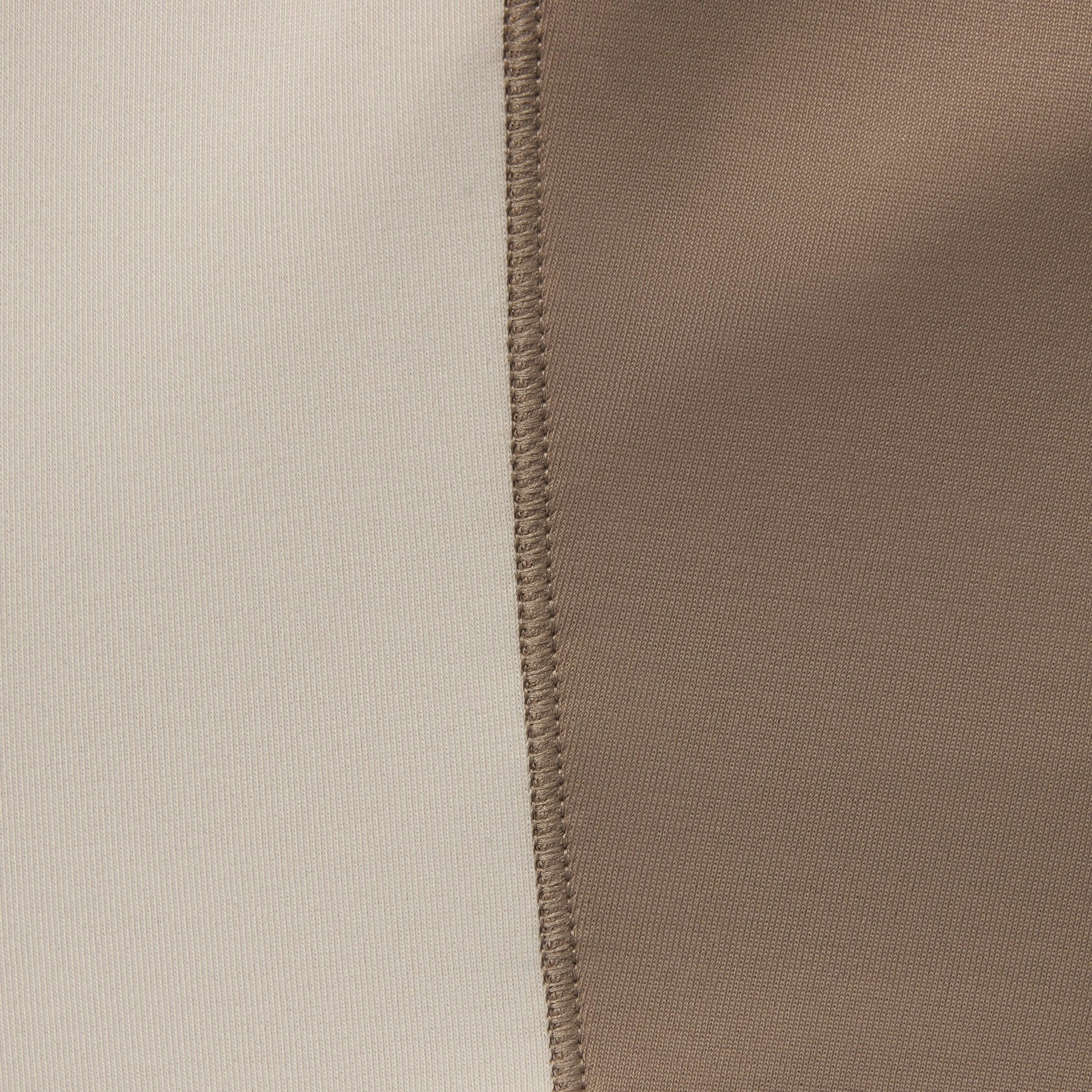 Skims Nikeskims Shine Padded Half Sleeve Crop Top Truffle And Stone