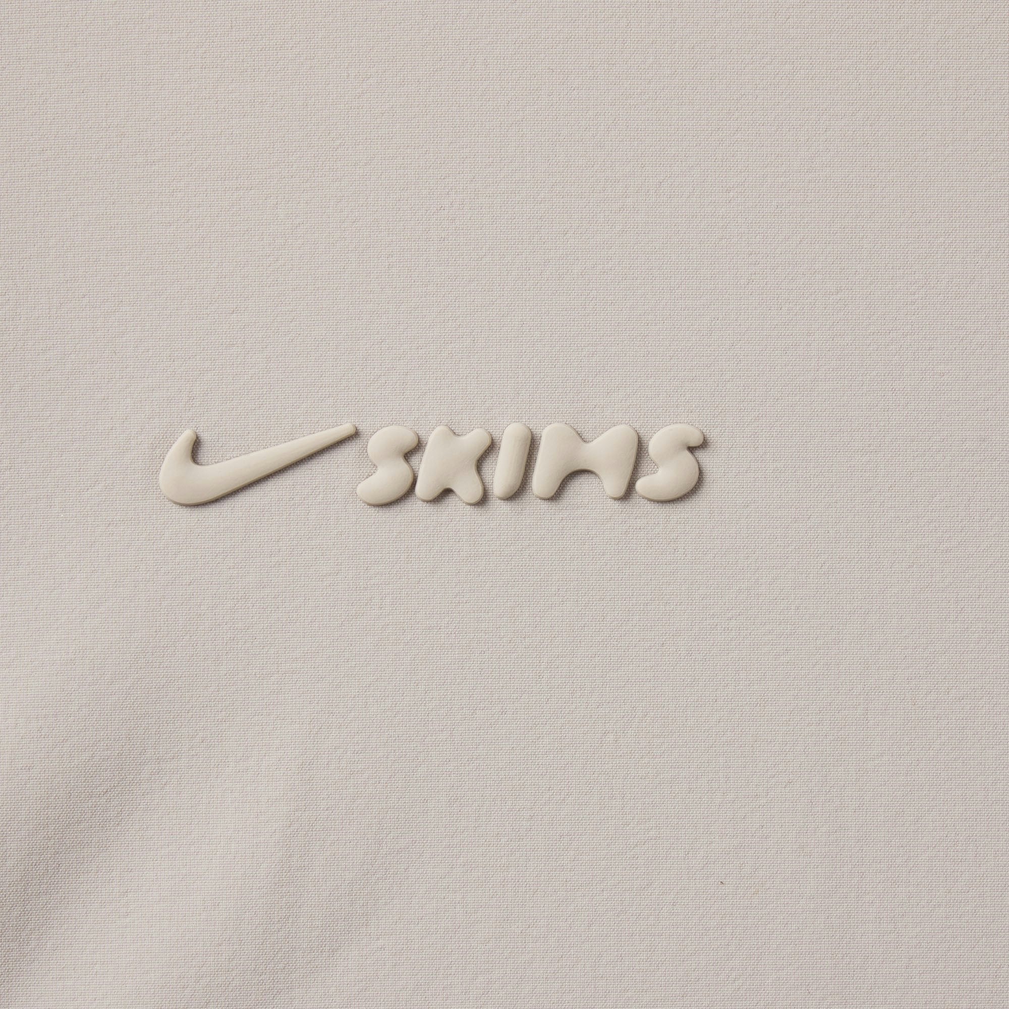 Skims Nikeskims Woven Nylon Oversized Track Jacket Stone