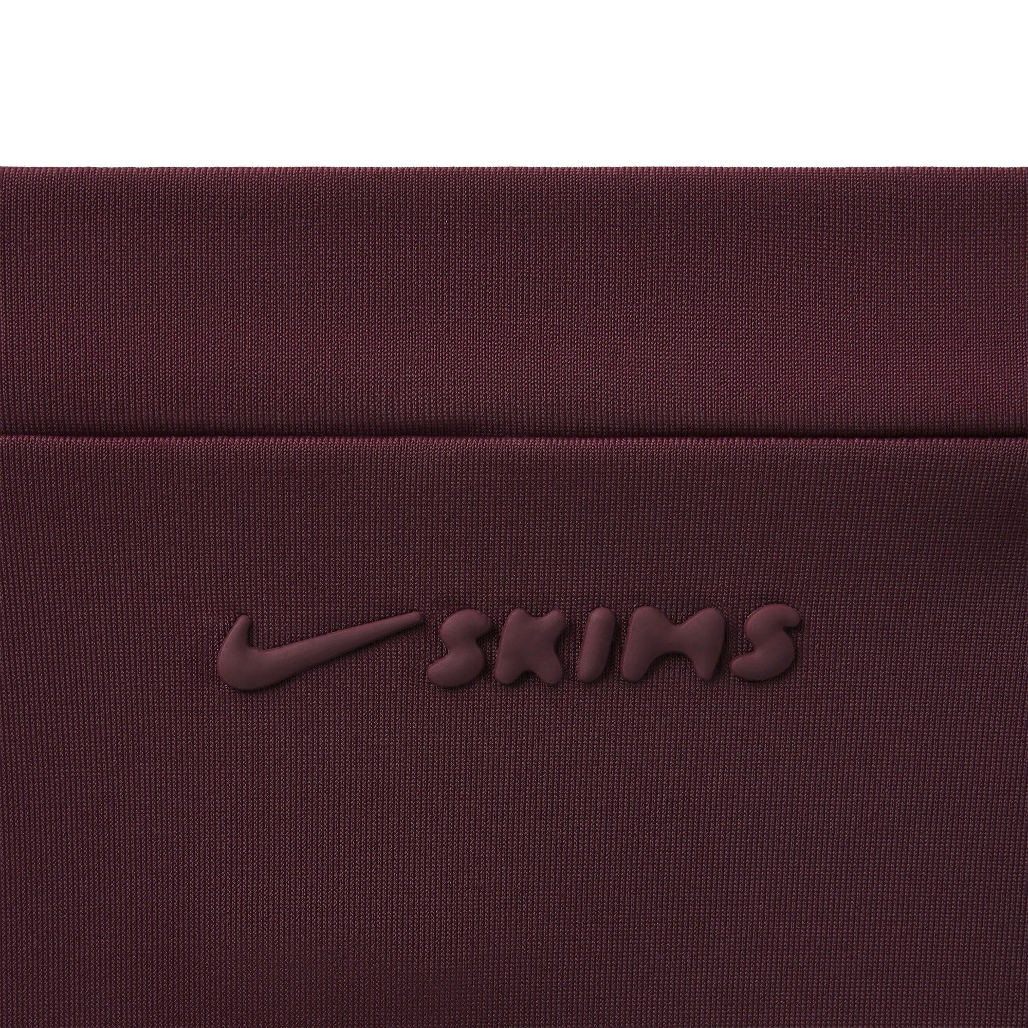 Skims Nikeskims Shine Scoop Neck Bra Top Currant