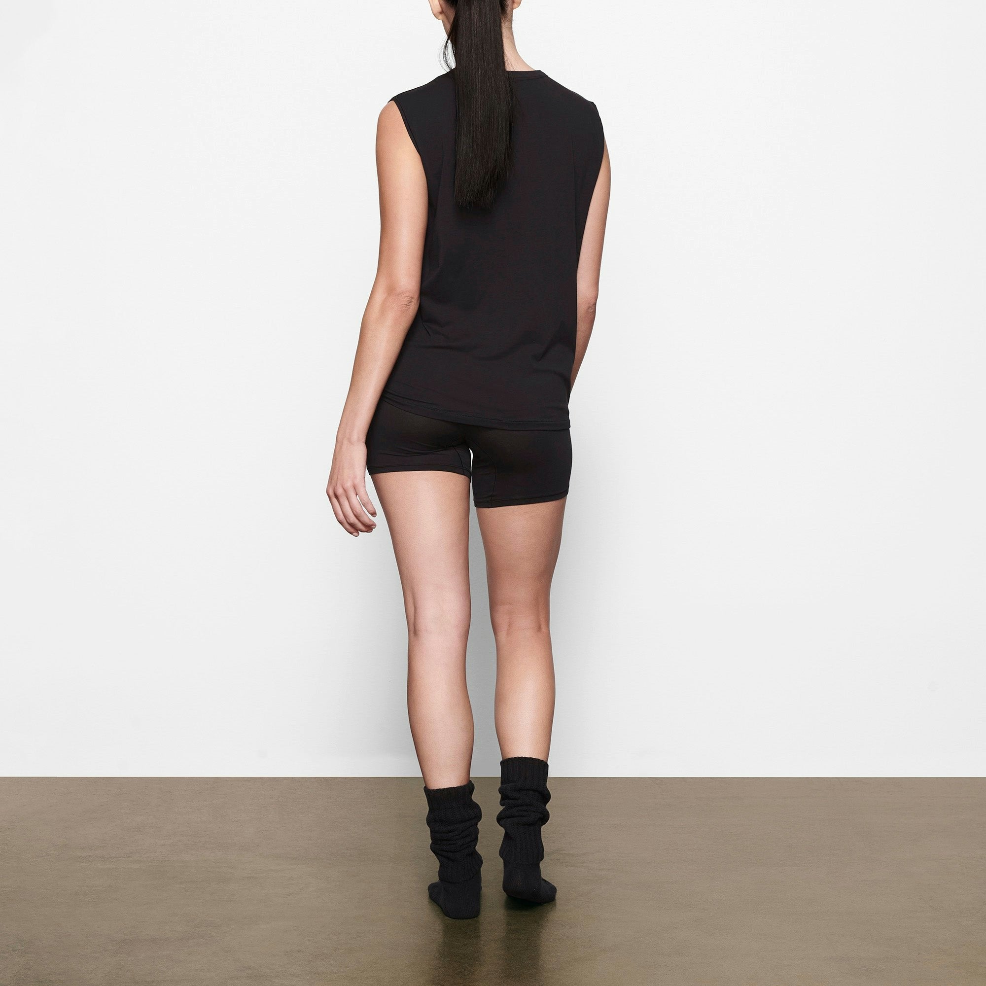 Skims Boyfriend Boxer Onyx