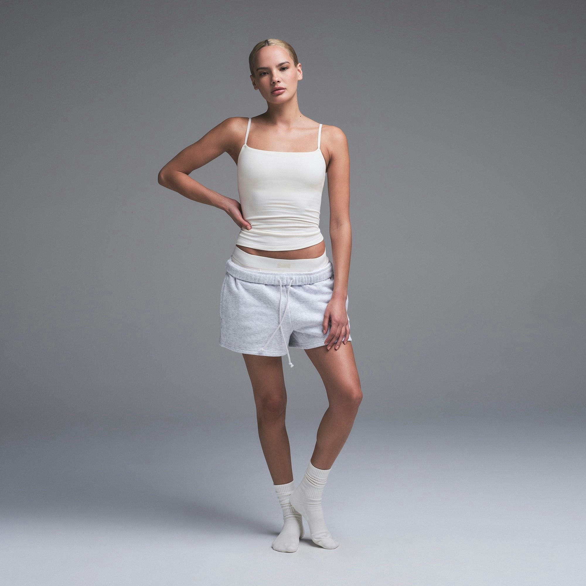 Skims Cotton Jersey Cami Marble