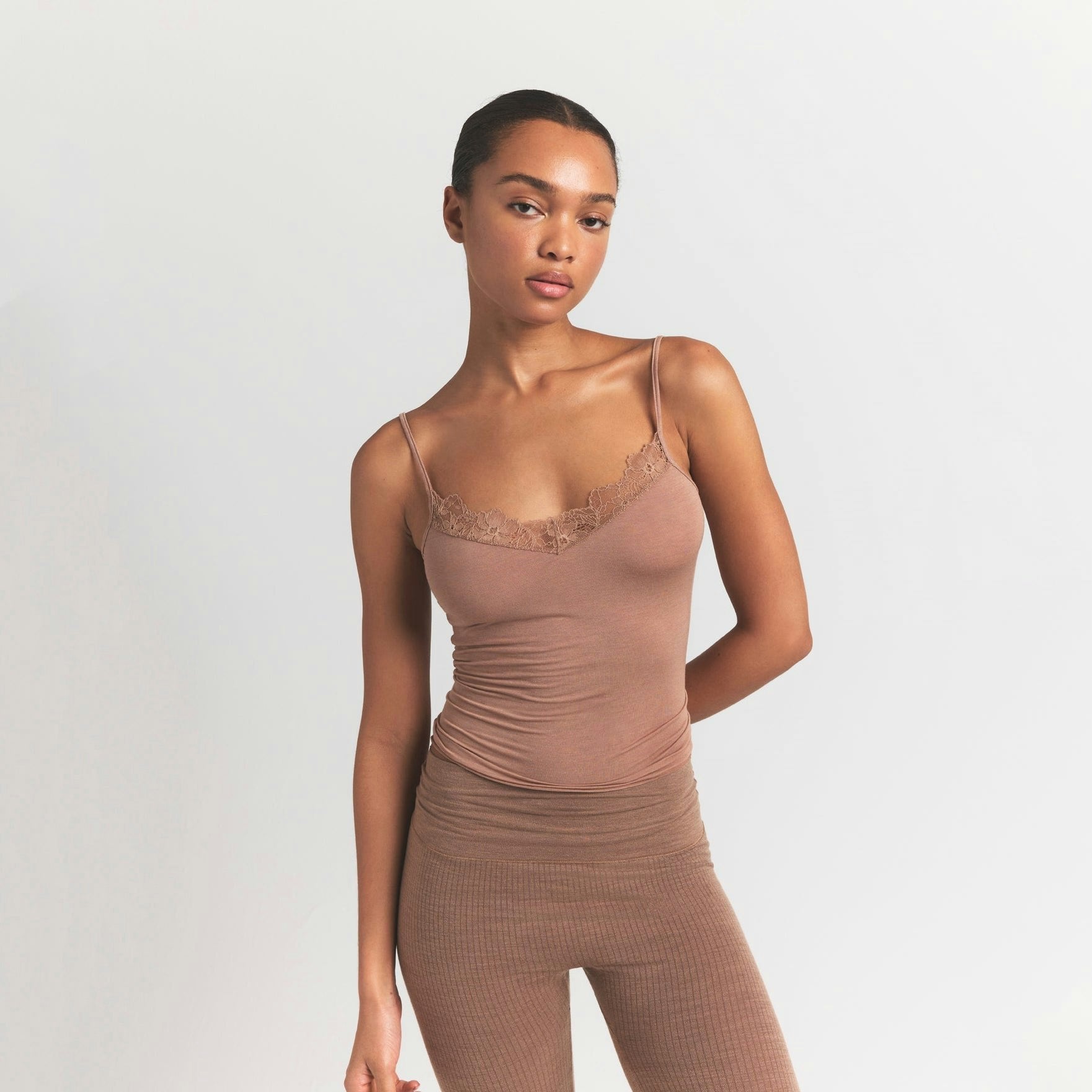 Skims Sheer Modal Lace Cami Sienna