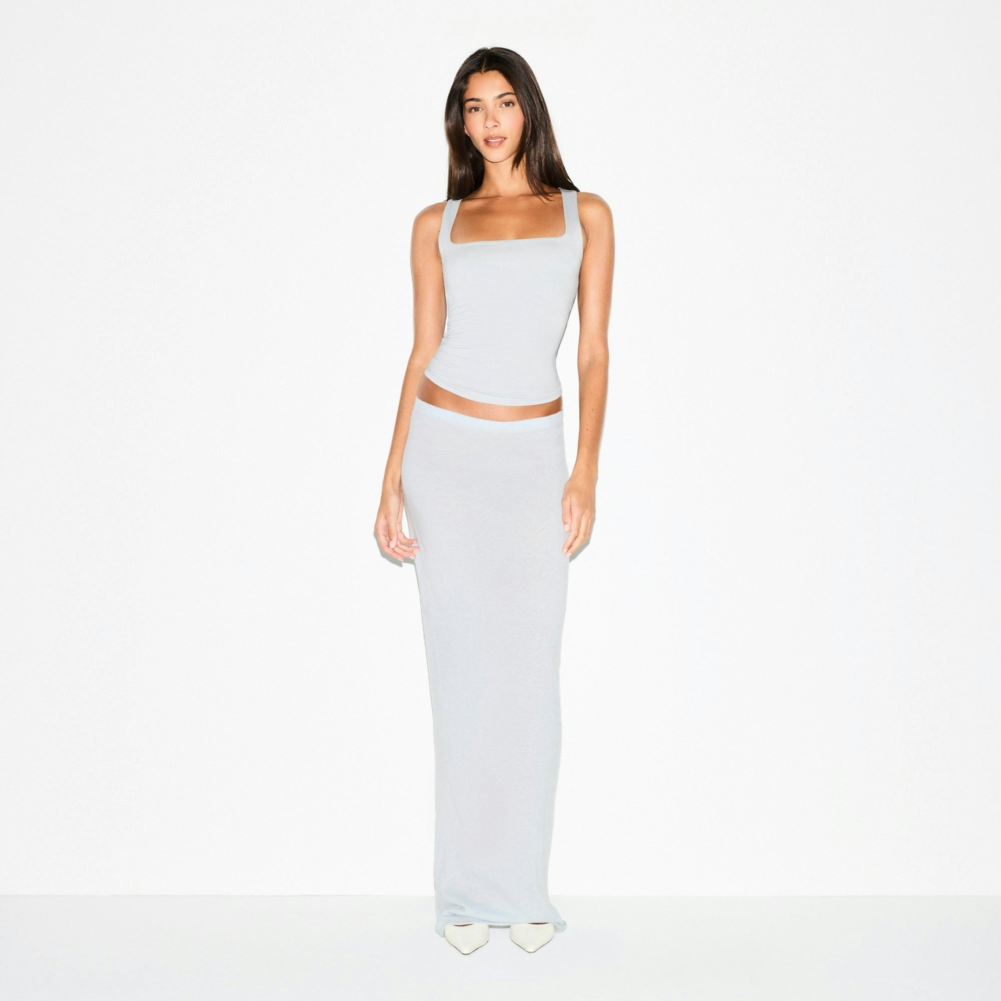 Skims Smooth Layers Square Neck Tank Mist