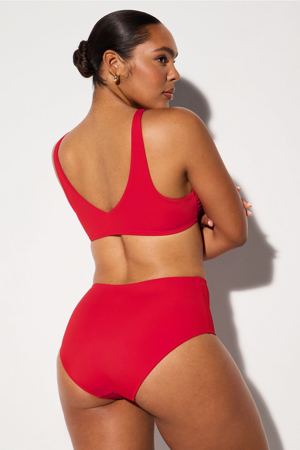 Fabletics Shaping Swim Plunge Bikini Top
