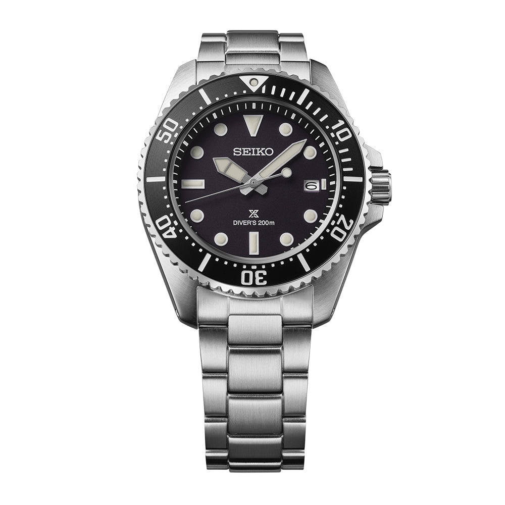 Seiko Prospex Solar DiverS In Black - Black - SNE597P1