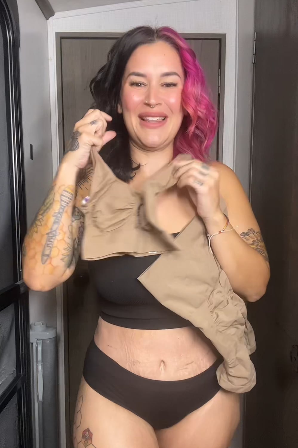 Fabletics Nearly Naked Shapewear Ultra High Waist Booty Lift Short