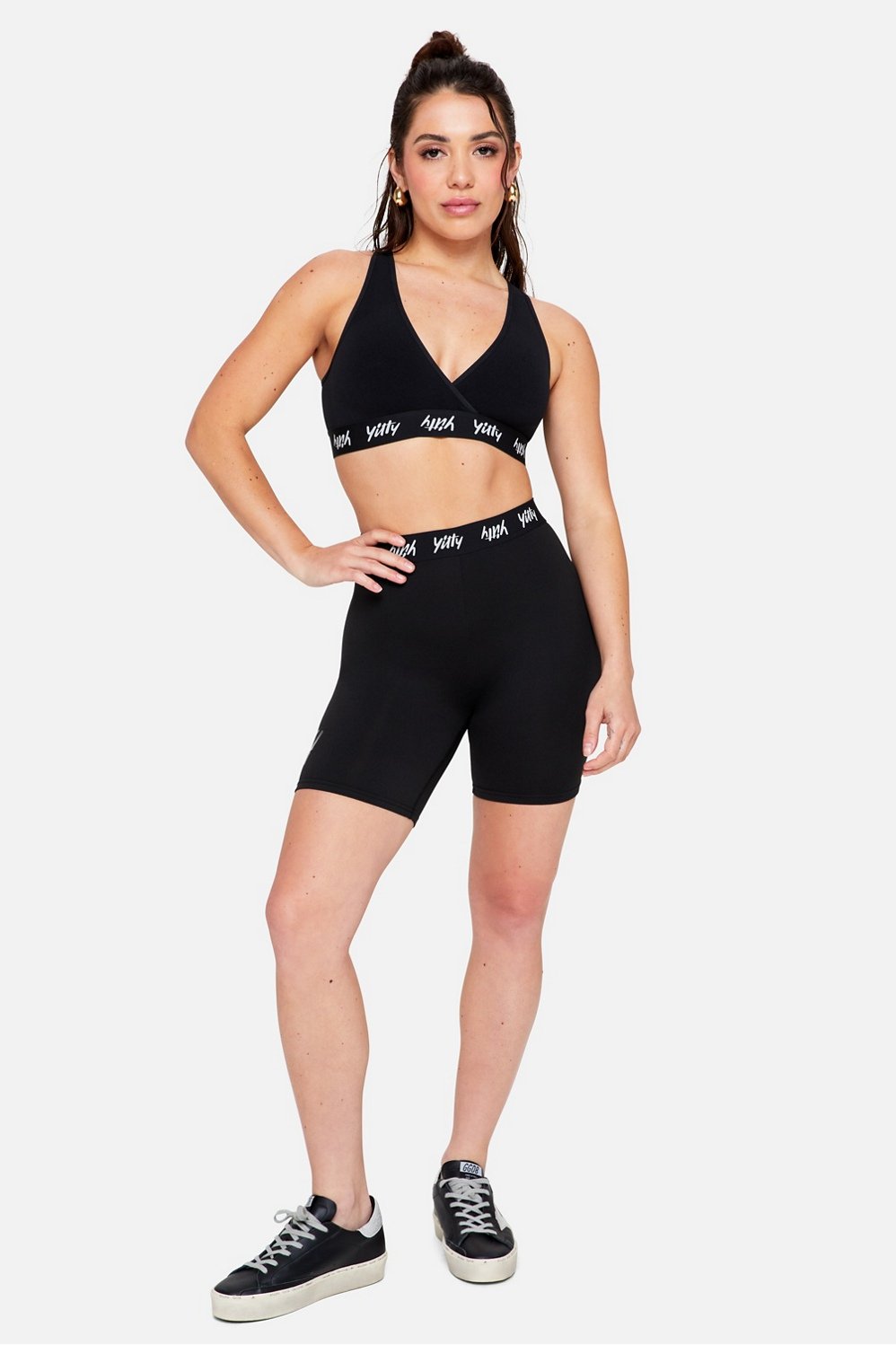 Fabletics Major Label Shaping High Waist Logo Short