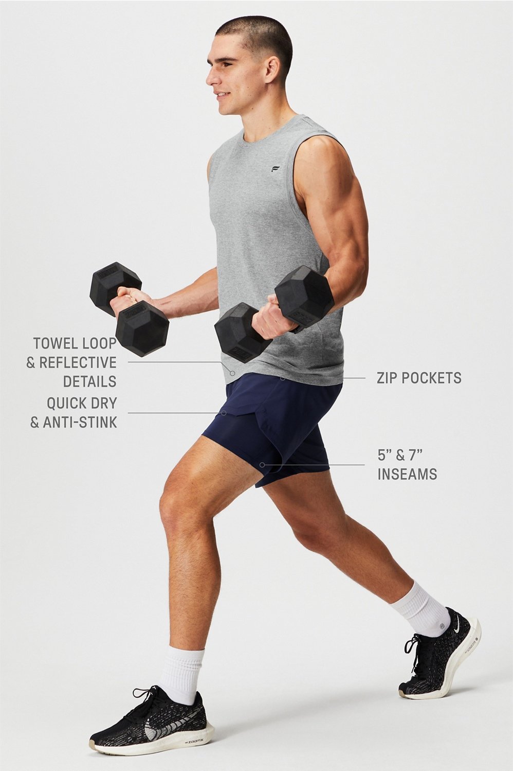 Fabletics The One Short Lined 7in