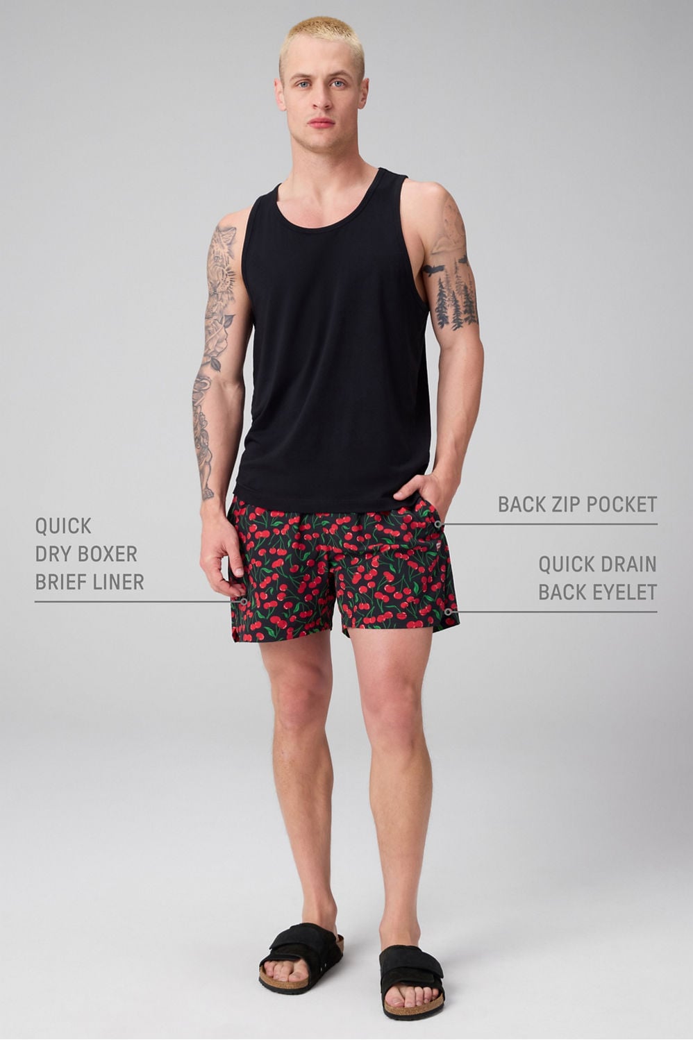 Fabletics The Swim Trunk 5in